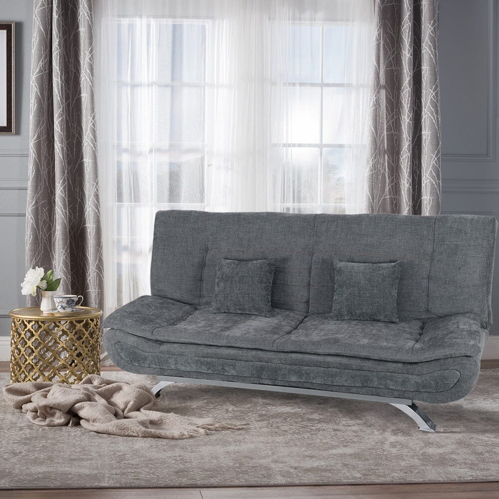 Shell Shaped Convertible Sofa Bed with Dual Functionality Living and Home 