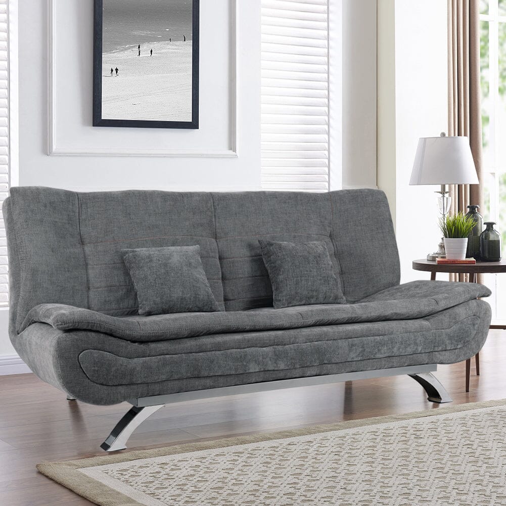 Shell Shaped Convertible Sofa Bed with Dual Functionality Living and Home 