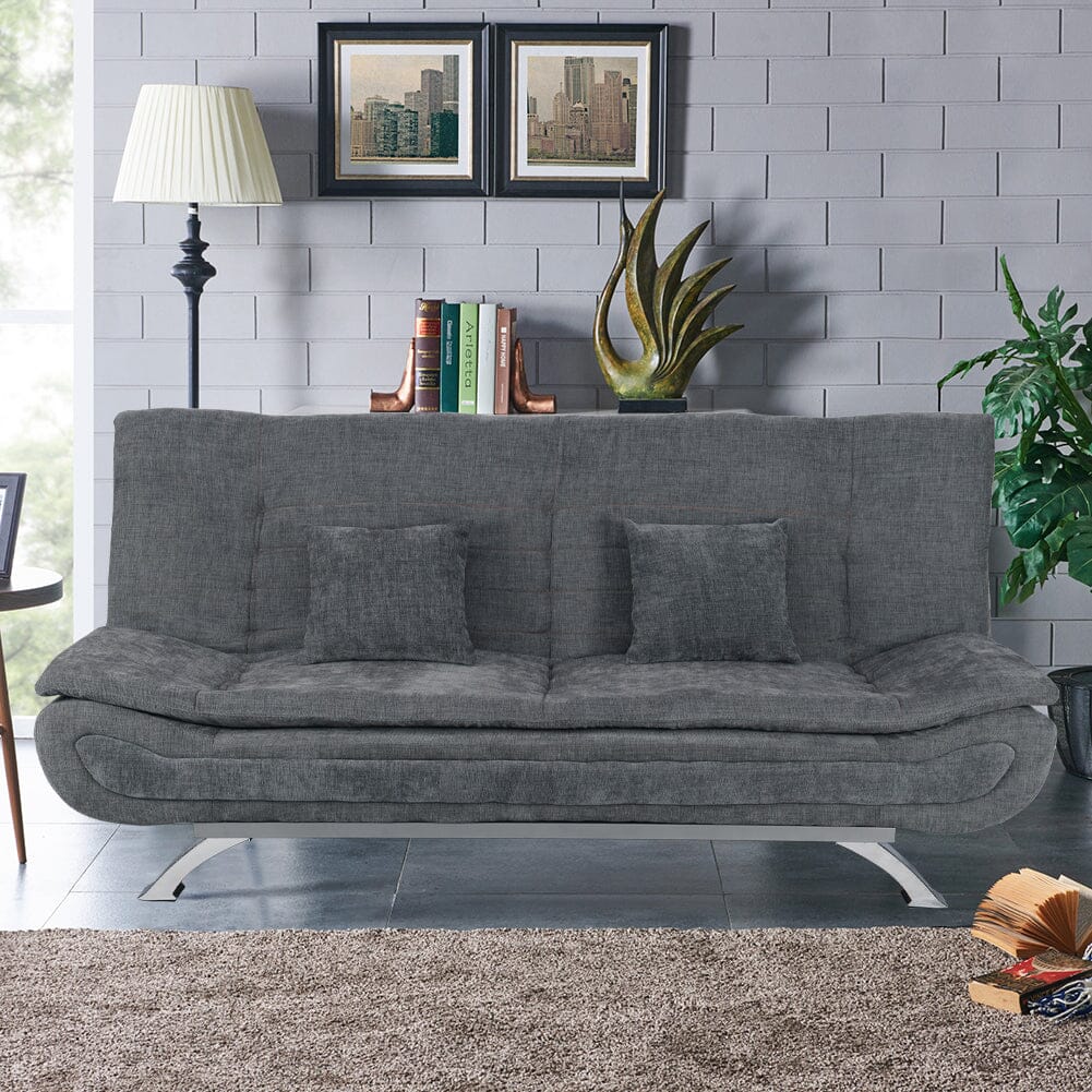 Shell Shaped Convertible Sofa Bed with Dual Functionality Living and Home 