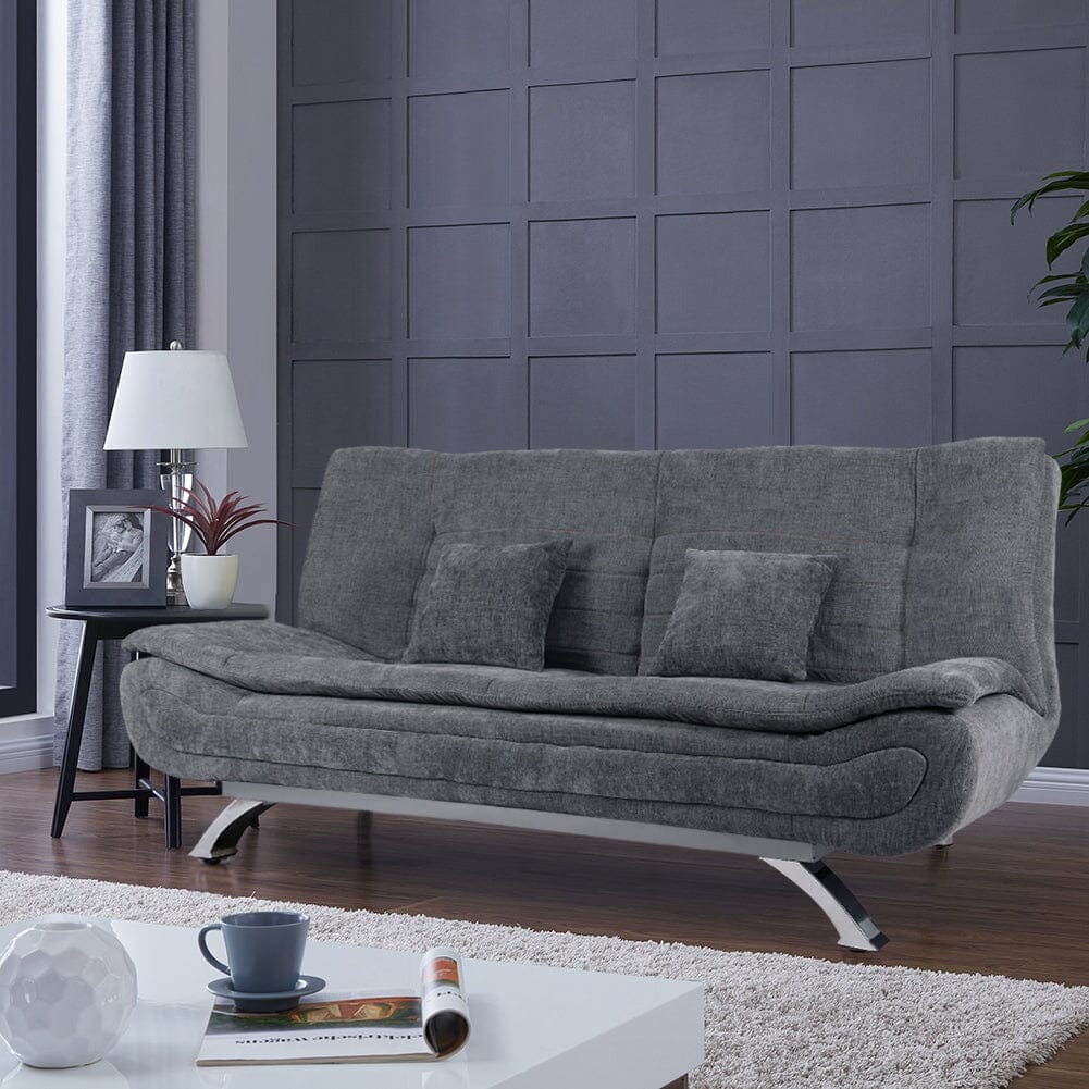 Shell Shaped Convertible Sofa Bed with Dual Functionality Living and Home 
