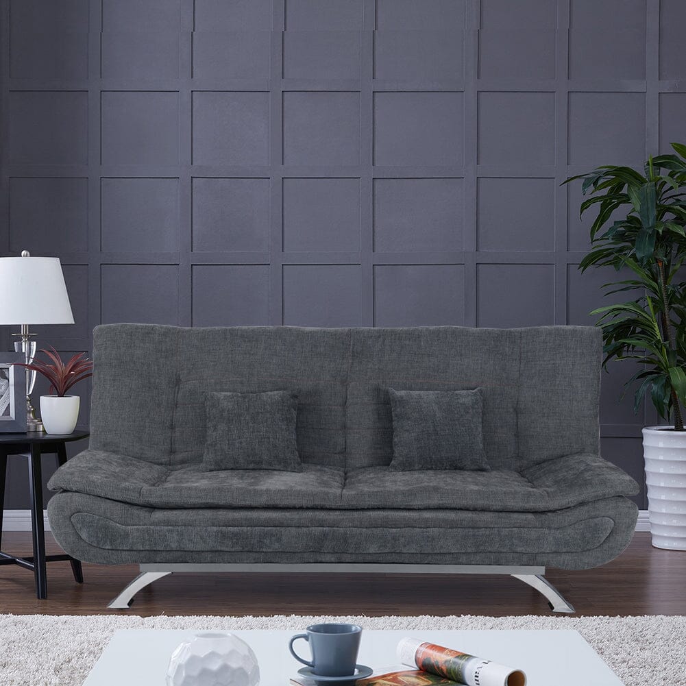 Shell Shaped Convertible Sofa Bed with Dual Functionality Living and Home 