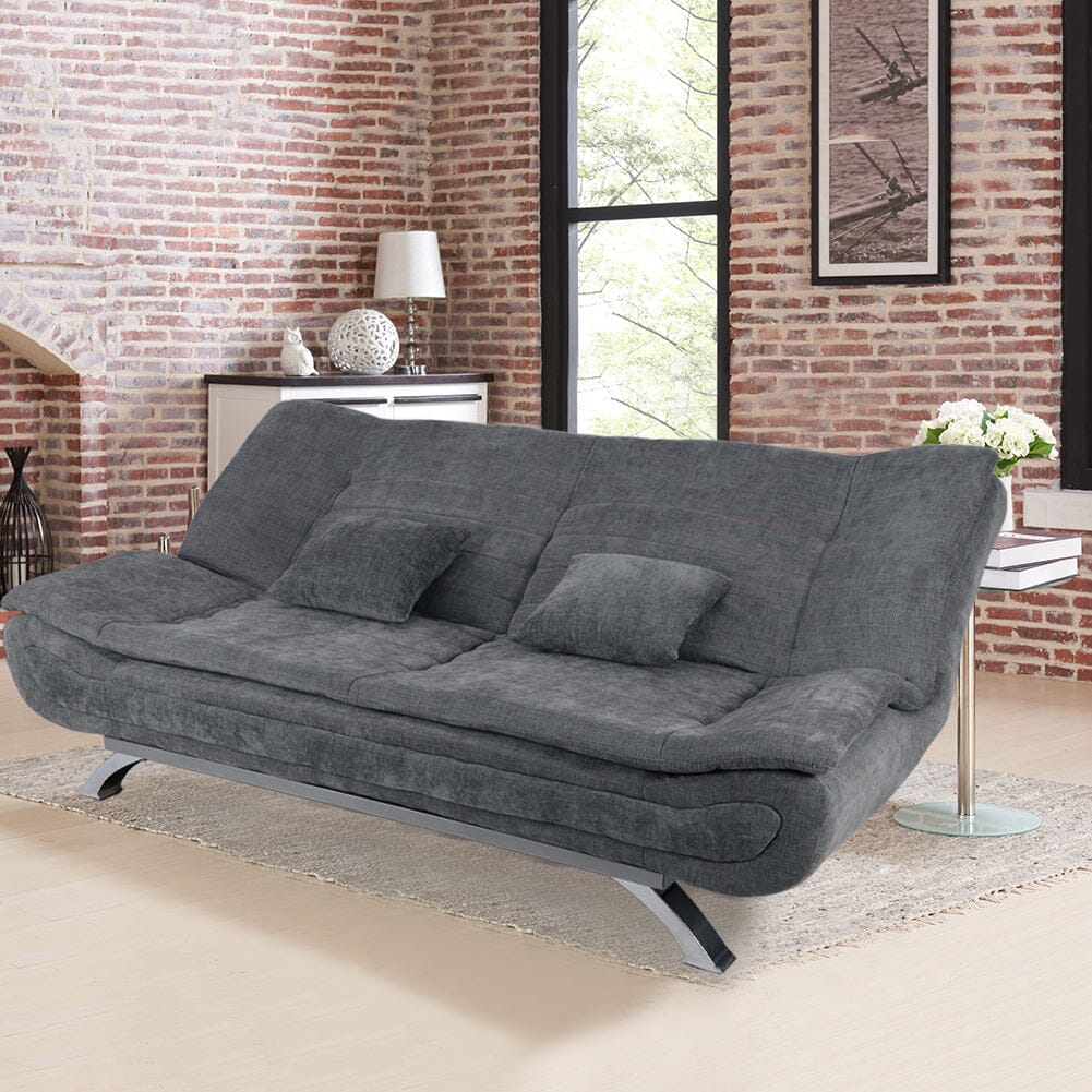 Shell Shaped Convertible Sofa Bed with Dual Functionality Living and Home 