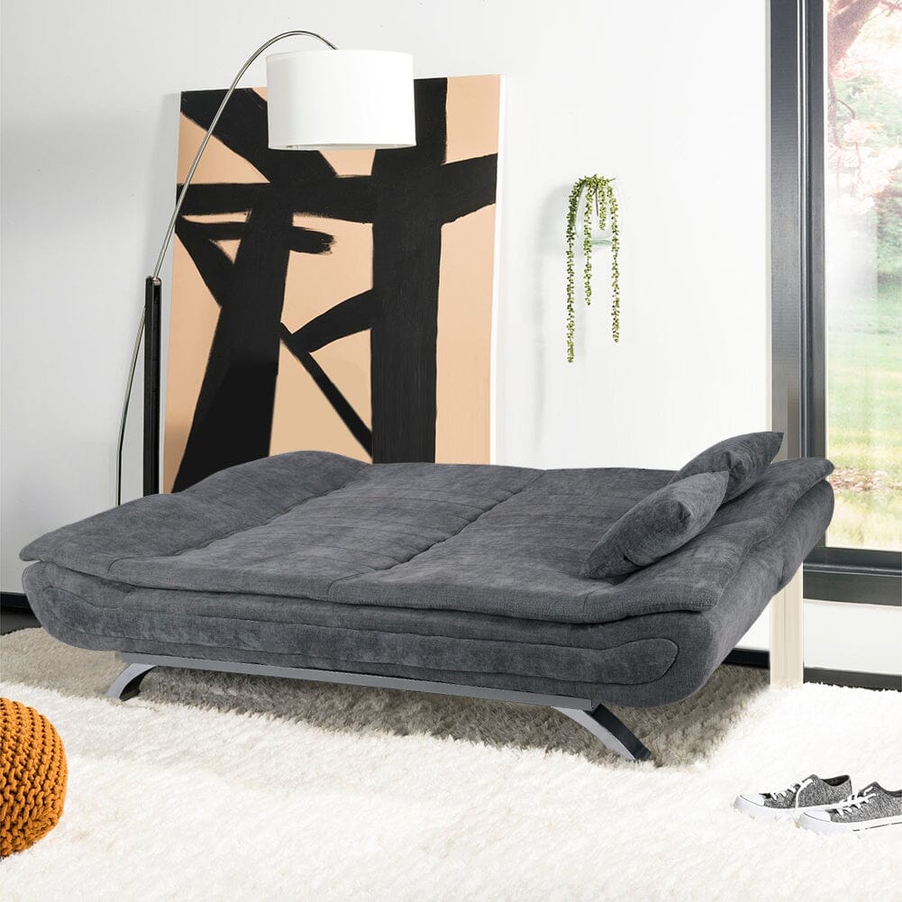 Shell Shaped Convertible Sofa Bed with Dual Functionality Living and Home 