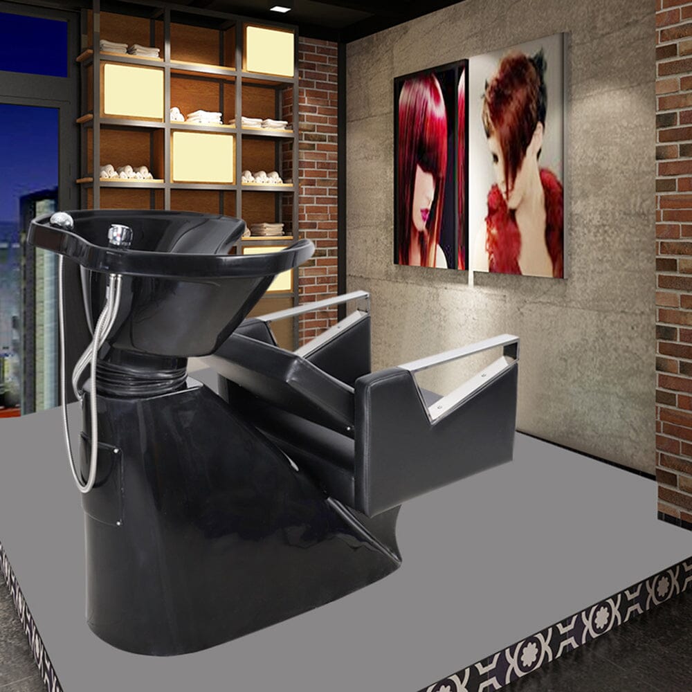 Salon Shampoo Bed Chair Leather Washing Basin Sink Salon Chairs Living and Home 