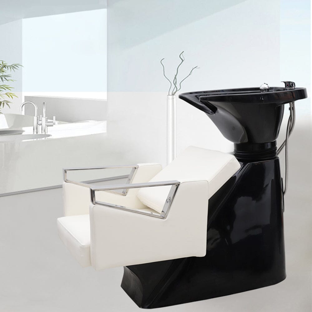 Salon Shampoo Bed Chair Washing Basin Sink Salon Chairs Living and Home 