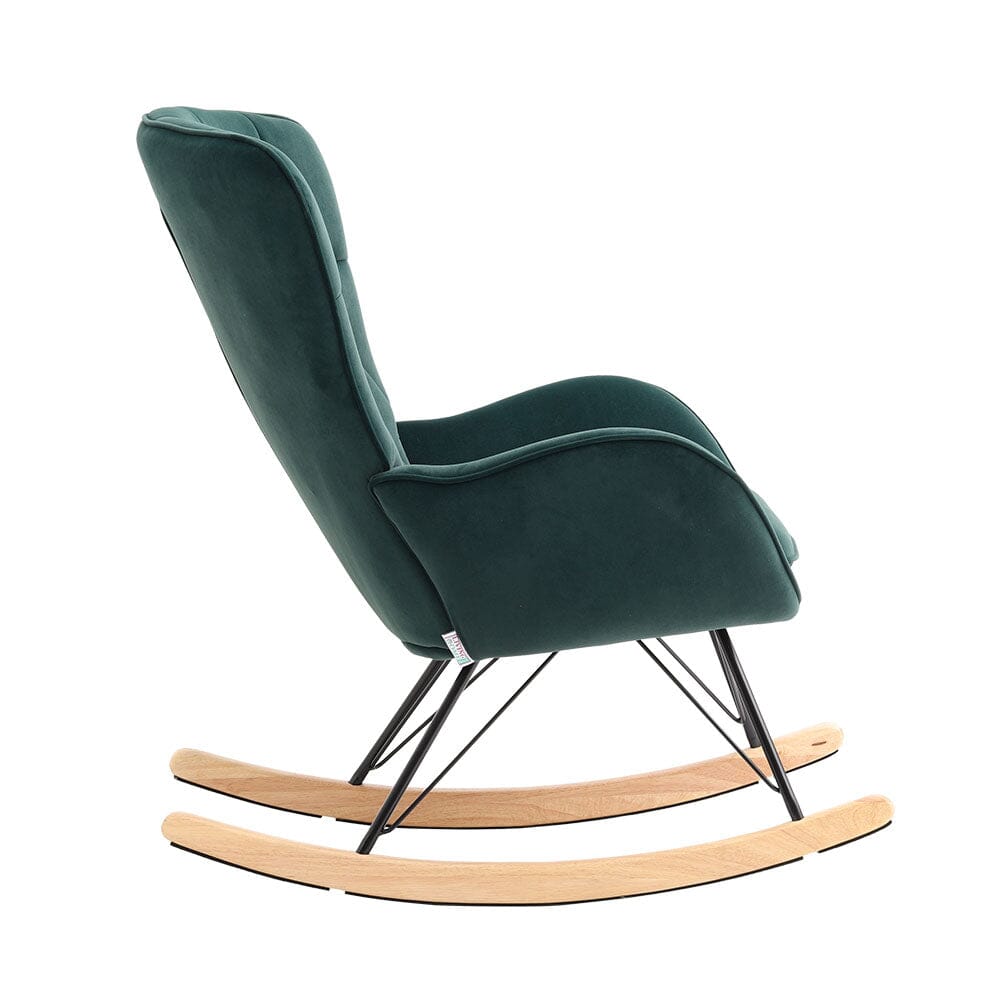 Modern Upholstered Rocking Chair for Living Room Bedroom Rocking Chairs Living and Home 