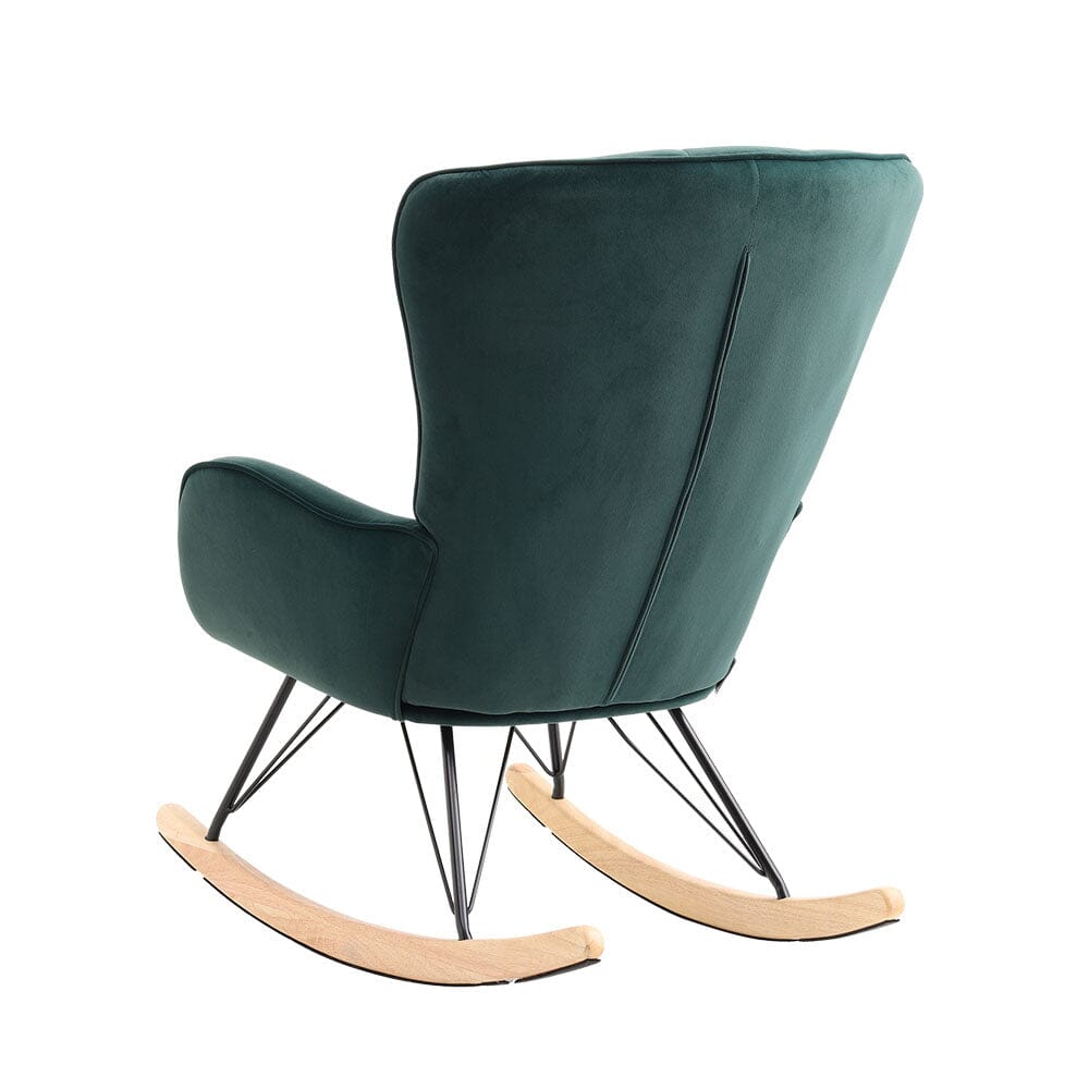 Modern Upholstered Rocking Chair for Living Room Bedroom Rocking Chairs Living and Home 