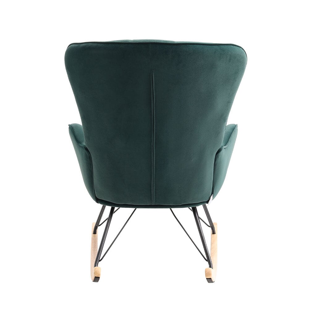 Modern Upholstered Rocking Chair for Living Room Bedroom Rocking Chairs Living and Home 