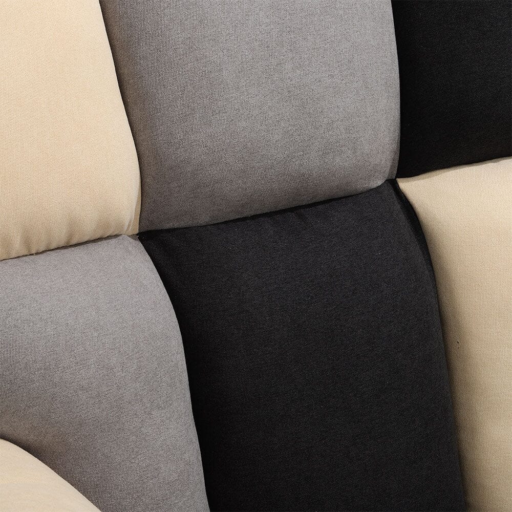 Tufted Linen Upholstered Rocking Chair Rocking Chairs Living and Home 