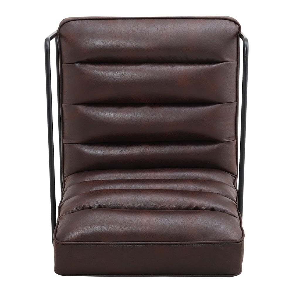 Contemporary Metal Legs Tufted Leisure Armchair Armchair Living and Home 