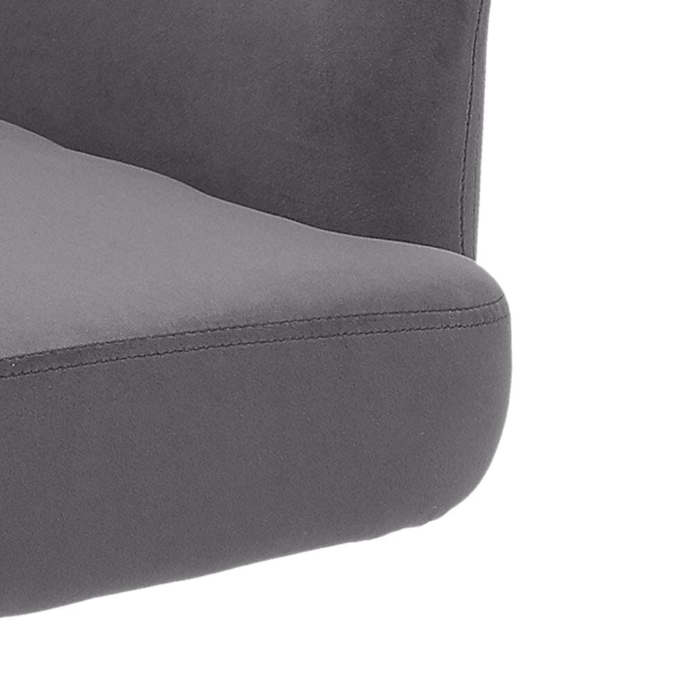 Modern Upholstered Swivel Armchair with Black Legs Armchair Living and Home 