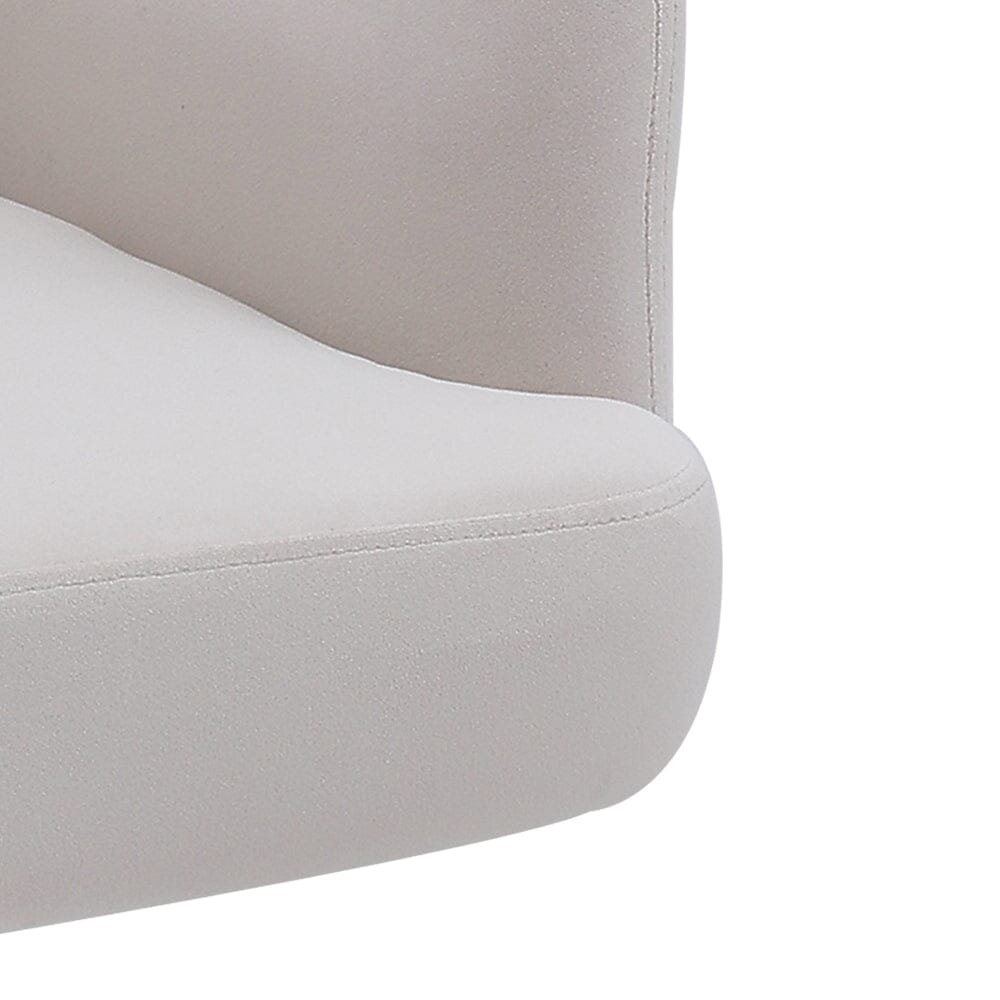 Modern Upholstered Swivel Armchair with Black Legs Armchair Living and Home 
