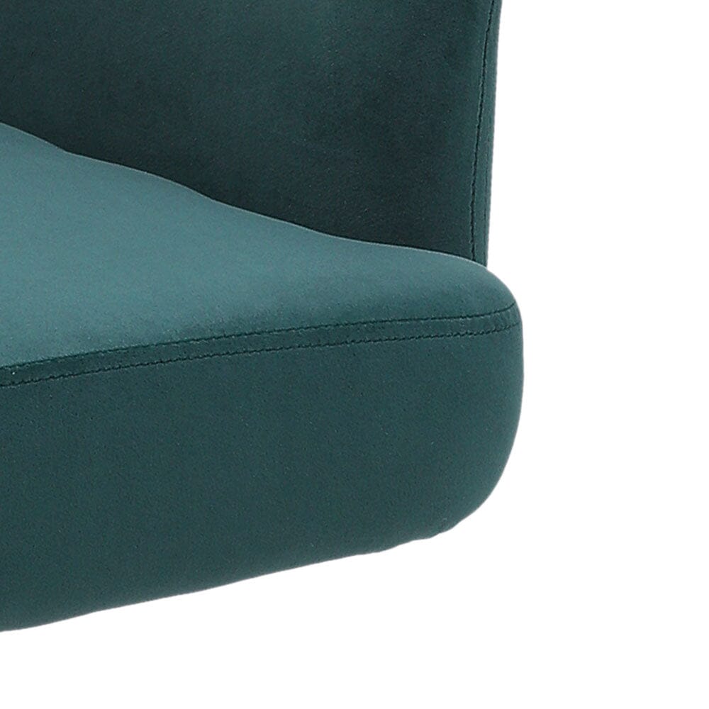 Modern Upholstered Swivel Armchair with Black Legs Armchair Living and Home 