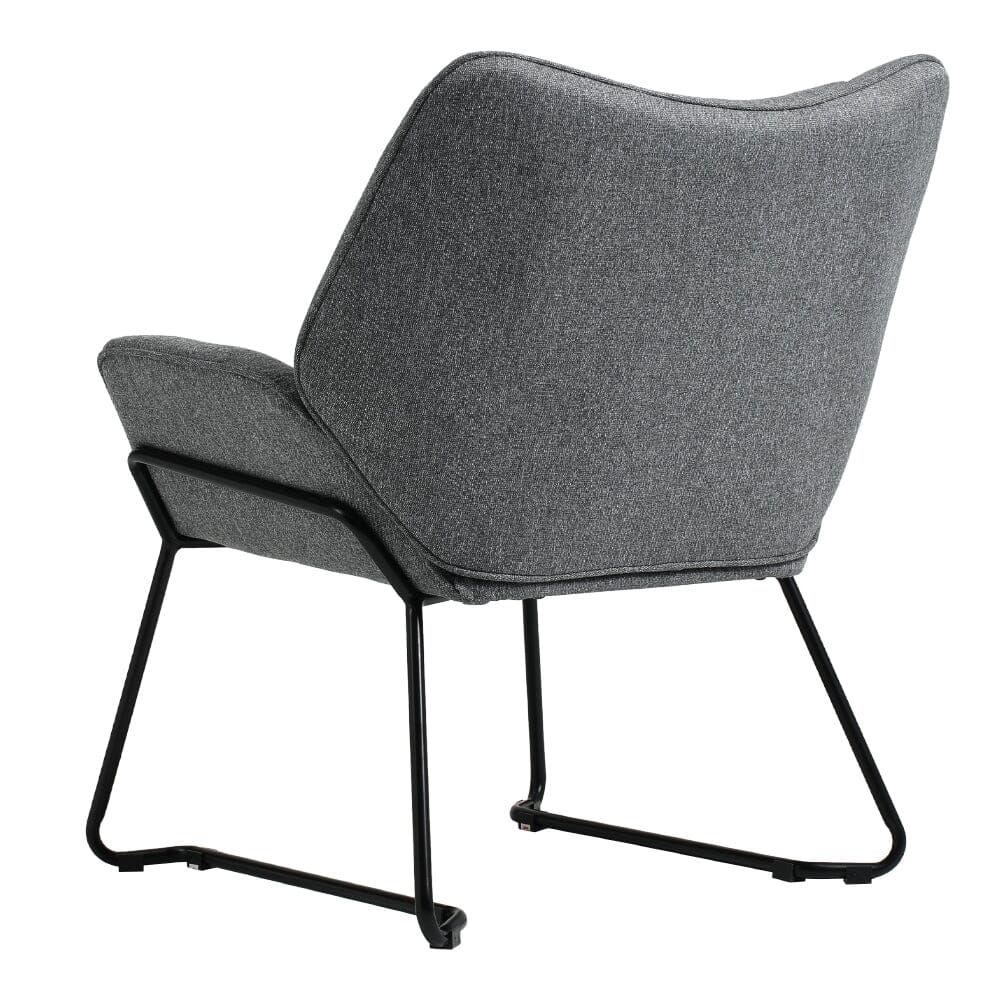 Contemporary Metal Legs Tufted Leisure Armchair Armchair Living and Home 