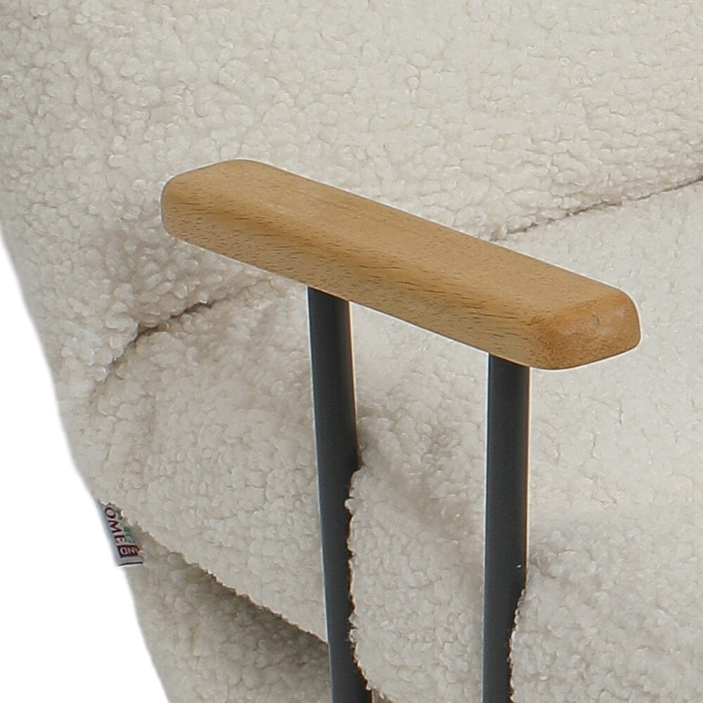 Tufted Upholstered Rocking Chair Rocking Chairs Living and Home 