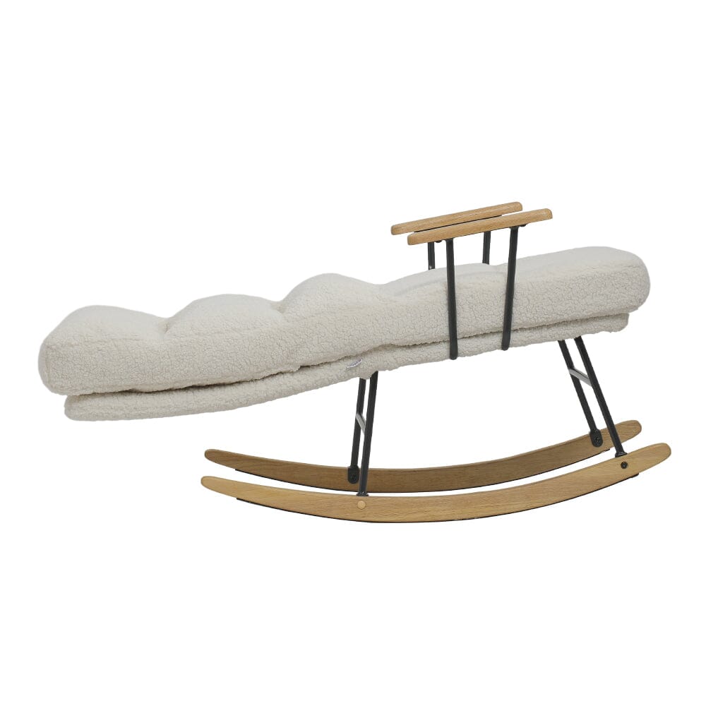 Tufted Upholstered Rocking Chair Rocking Chairs Living and Home 