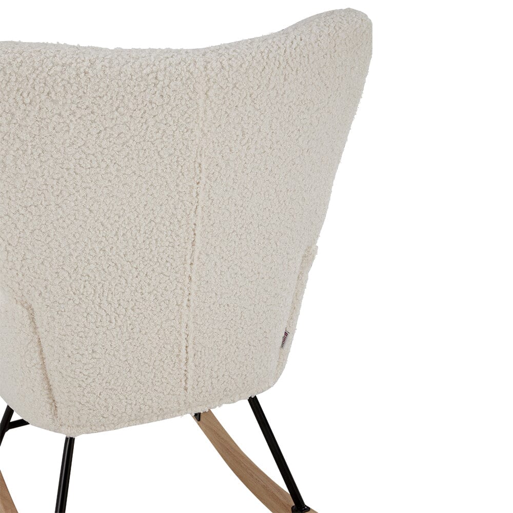 Tufted Upholstered Rocking Chair Rocking Chairs Living and Home 