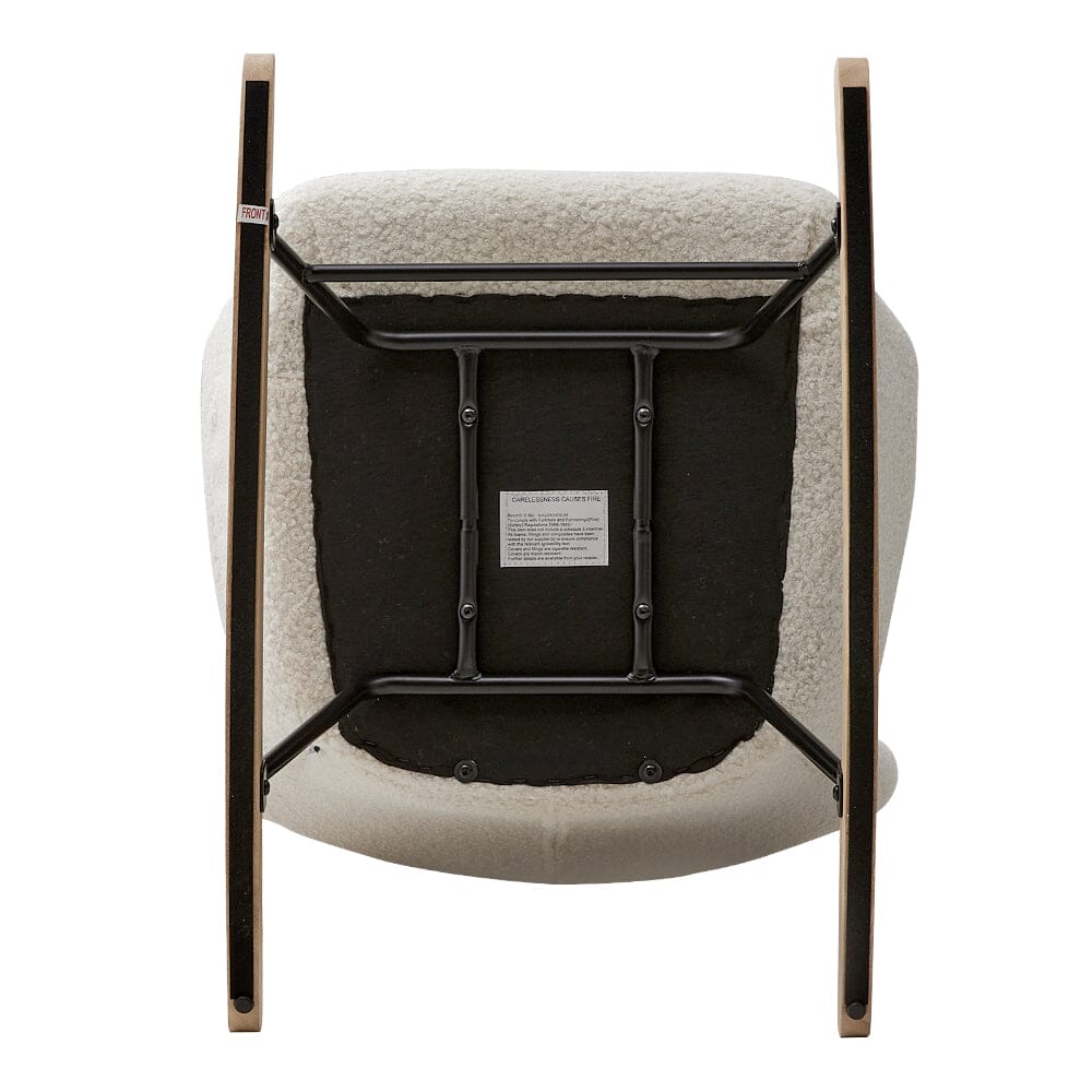 Tufted Upholstered Rocking Chair Rocking Chairs Living and Home 