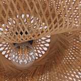 Lightsin Natural Handmade Eco-Friendly Bamboo Pendant Light for Dining Room Lightsin UK 