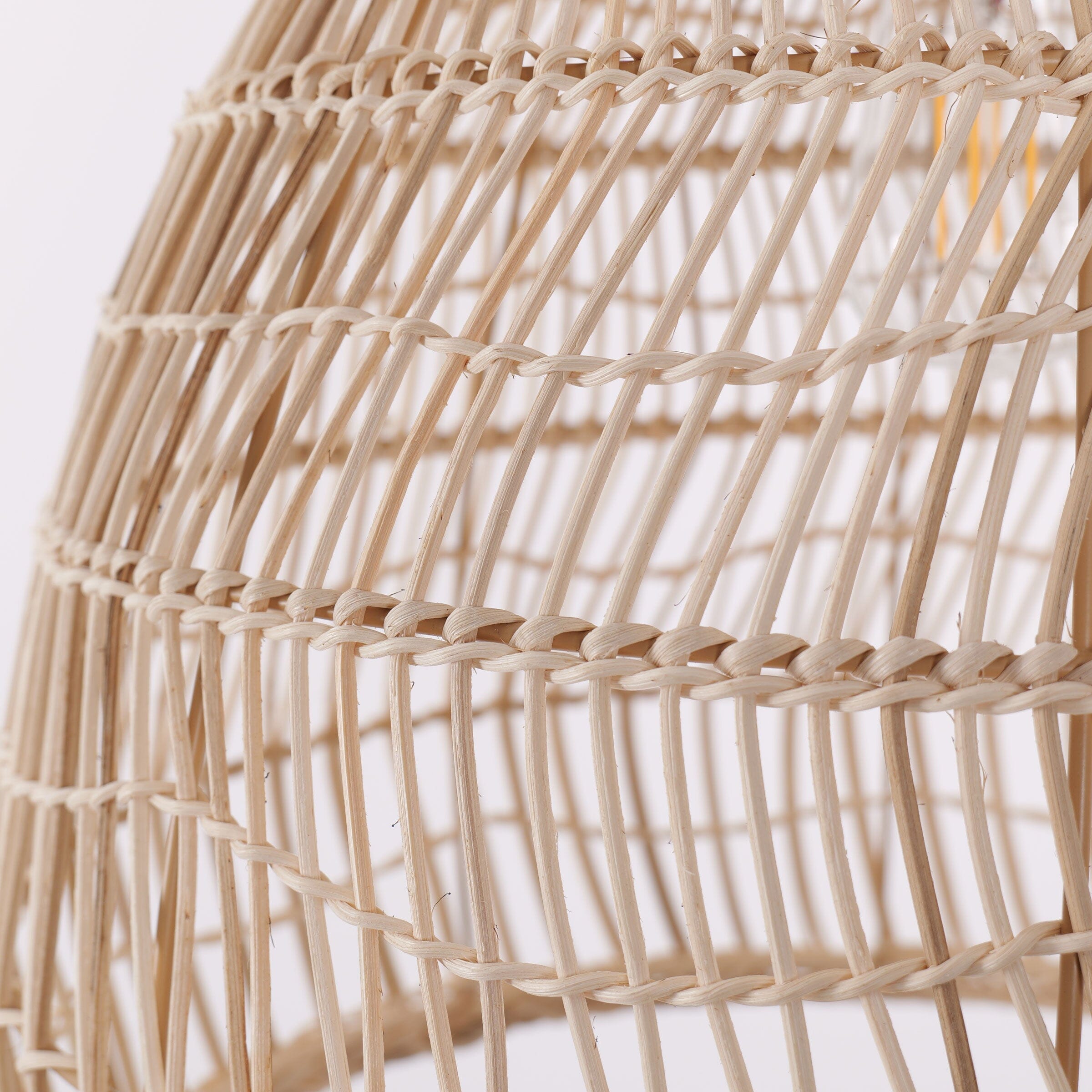 Lightsin Woven Rattan Dome Pendant Light for Rustic Interiors Lightsin UK 