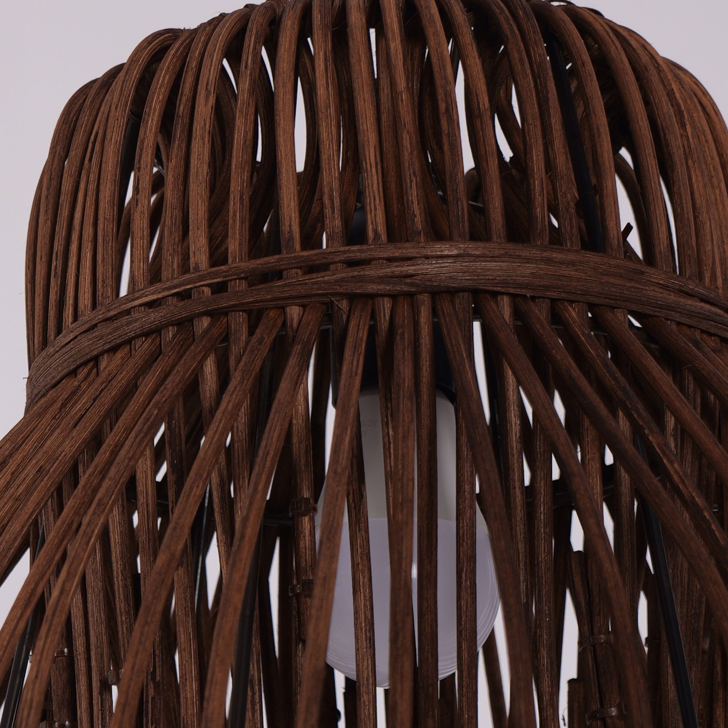 Lightsin Natural Woven Rattan Pendant Light for Rustic Interiors Lightsin UK 