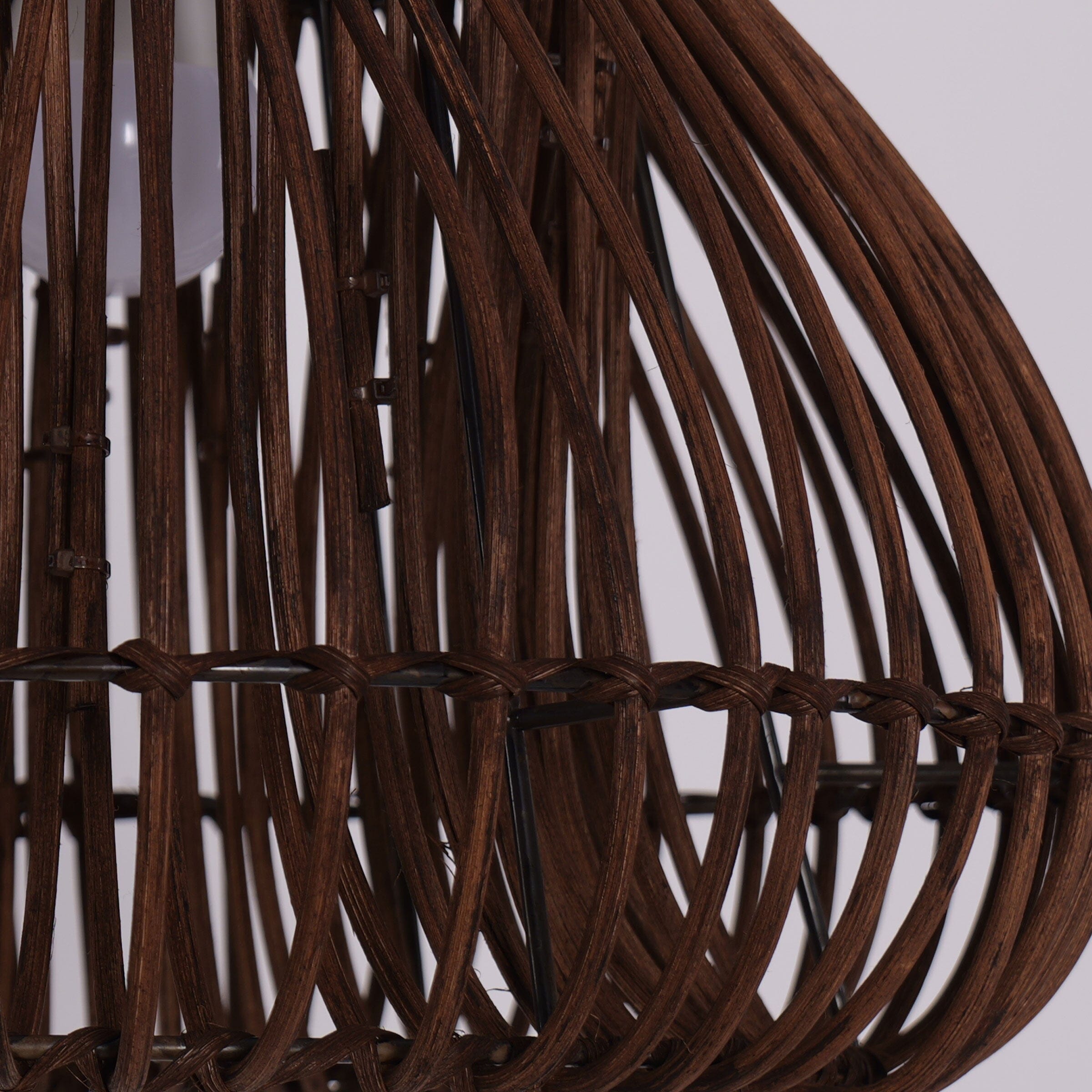 Lightsin Natural Woven Rattan Pendant Light for Rustic Interiors Lightsin UK 