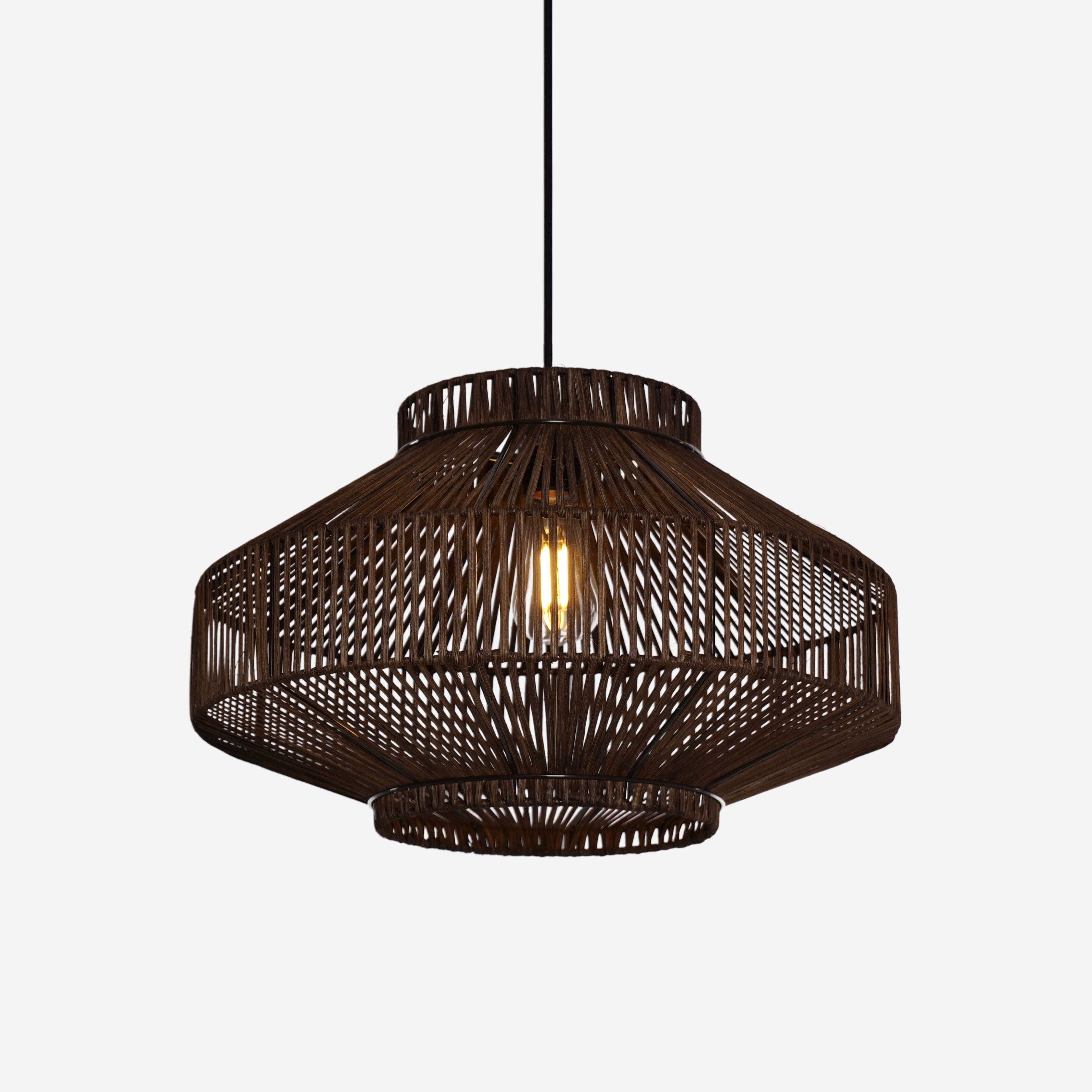 Lightsin Rattan Pendant Light for Modern Boho Interiors Perfect for Kitchen Pendant Lighting and Living Spaces Lightsin UK 