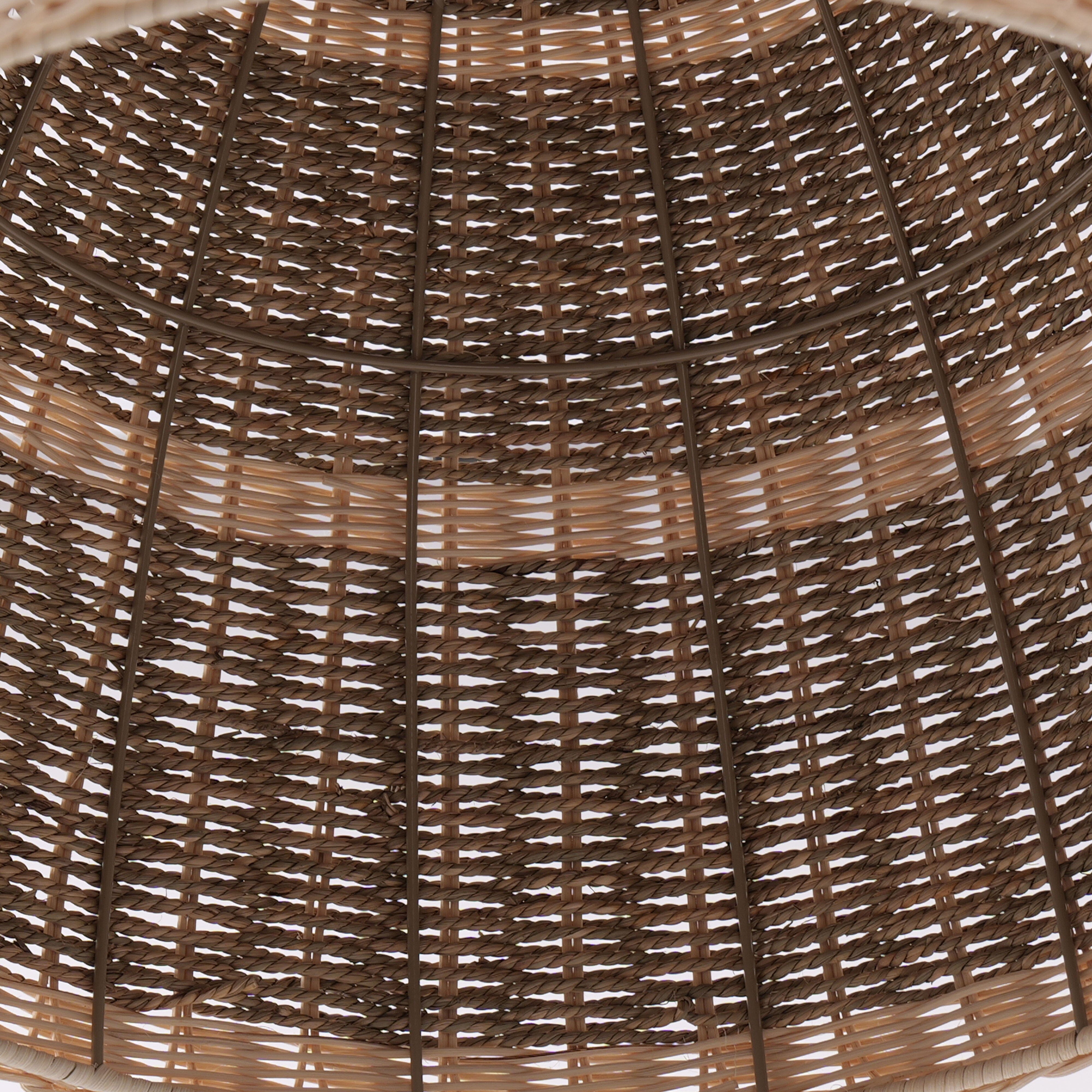 Lightsin Natural Woven Grass Dome Pendant Light for Cozy Interiors Lightsin UK 