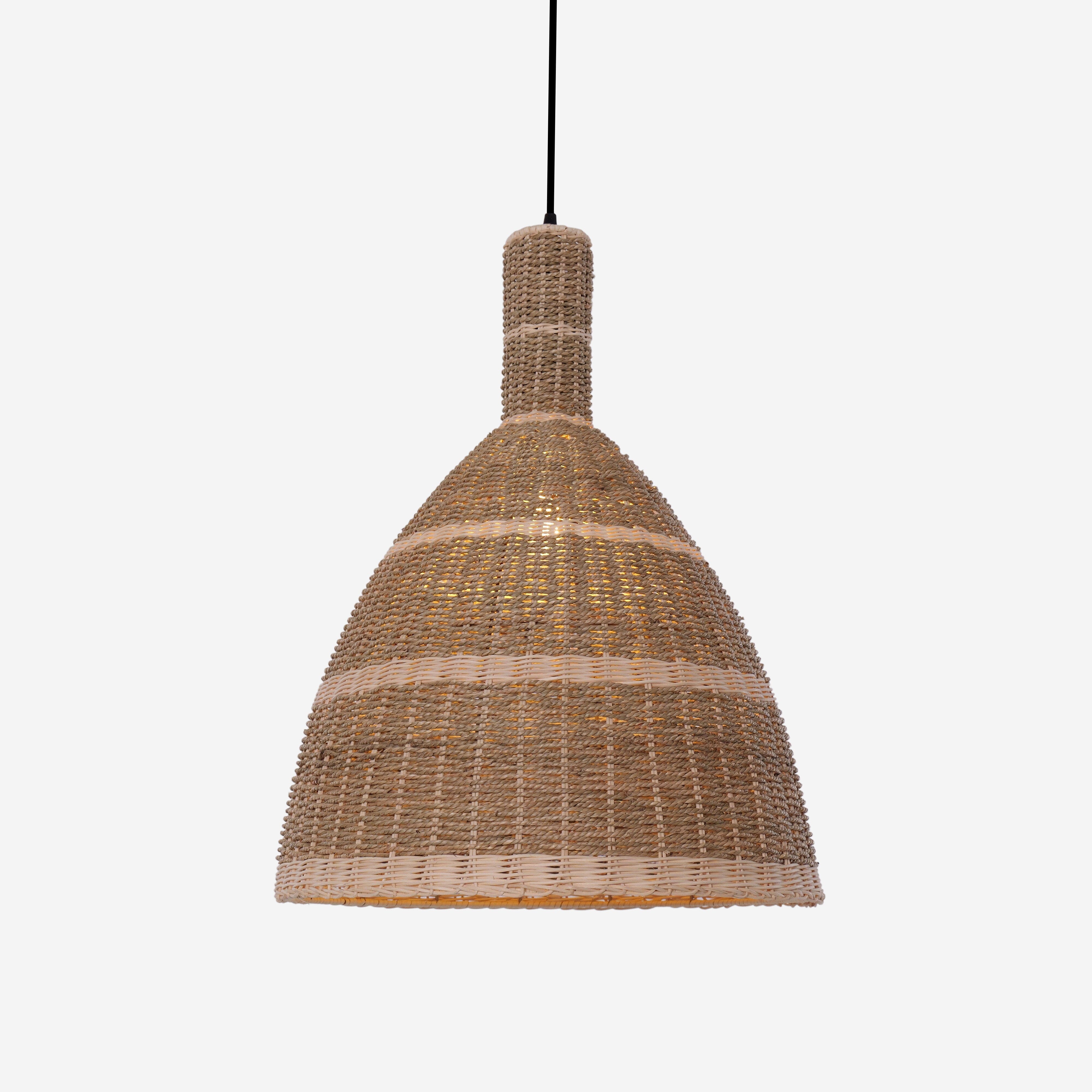 Lightsin Natural Woven Grass Dome Pendant Light for Cozy Interiors Lightsin UK 