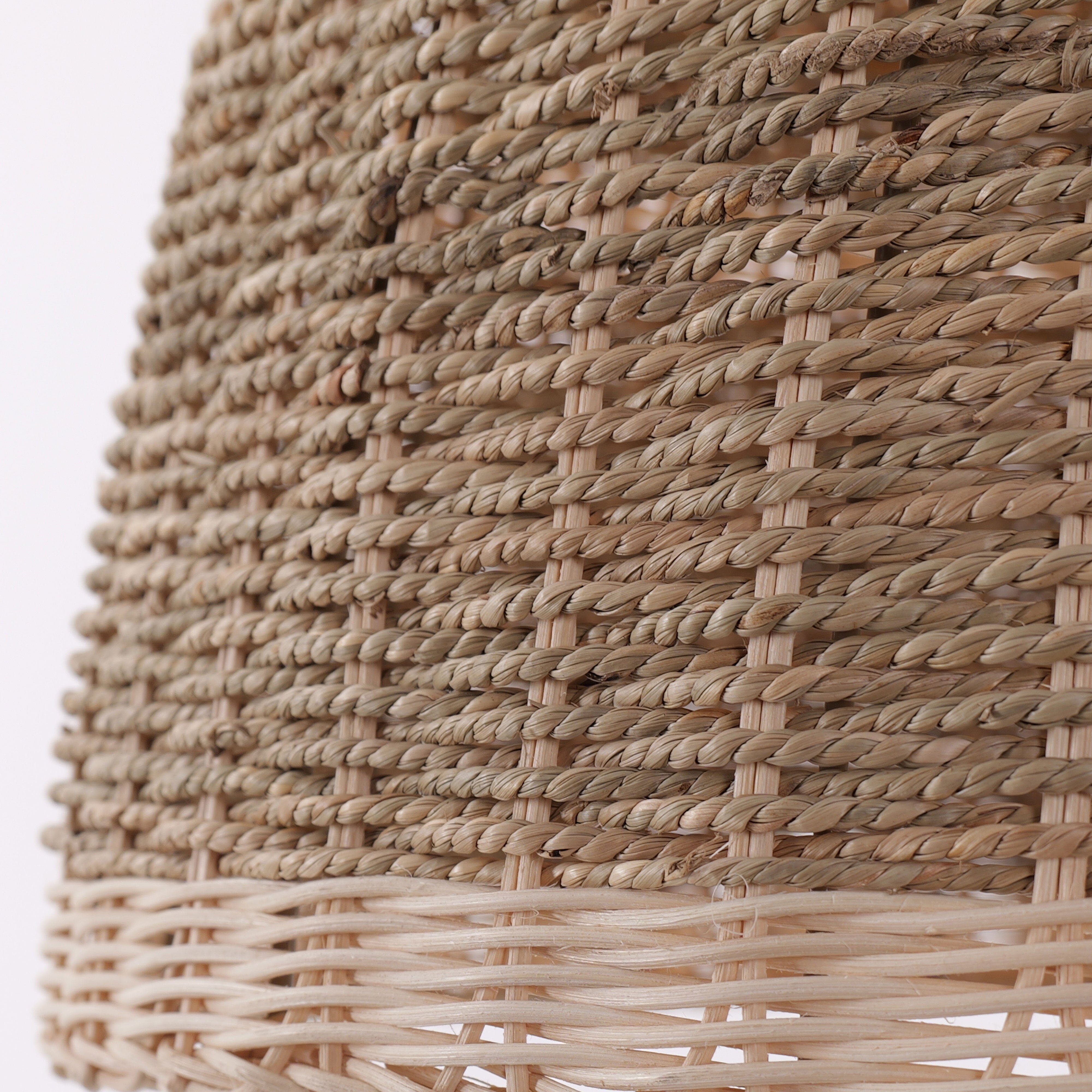Lightsin Natural Woven Grass Dome Pendant Light for Cozy Interiors Lightsin UK 