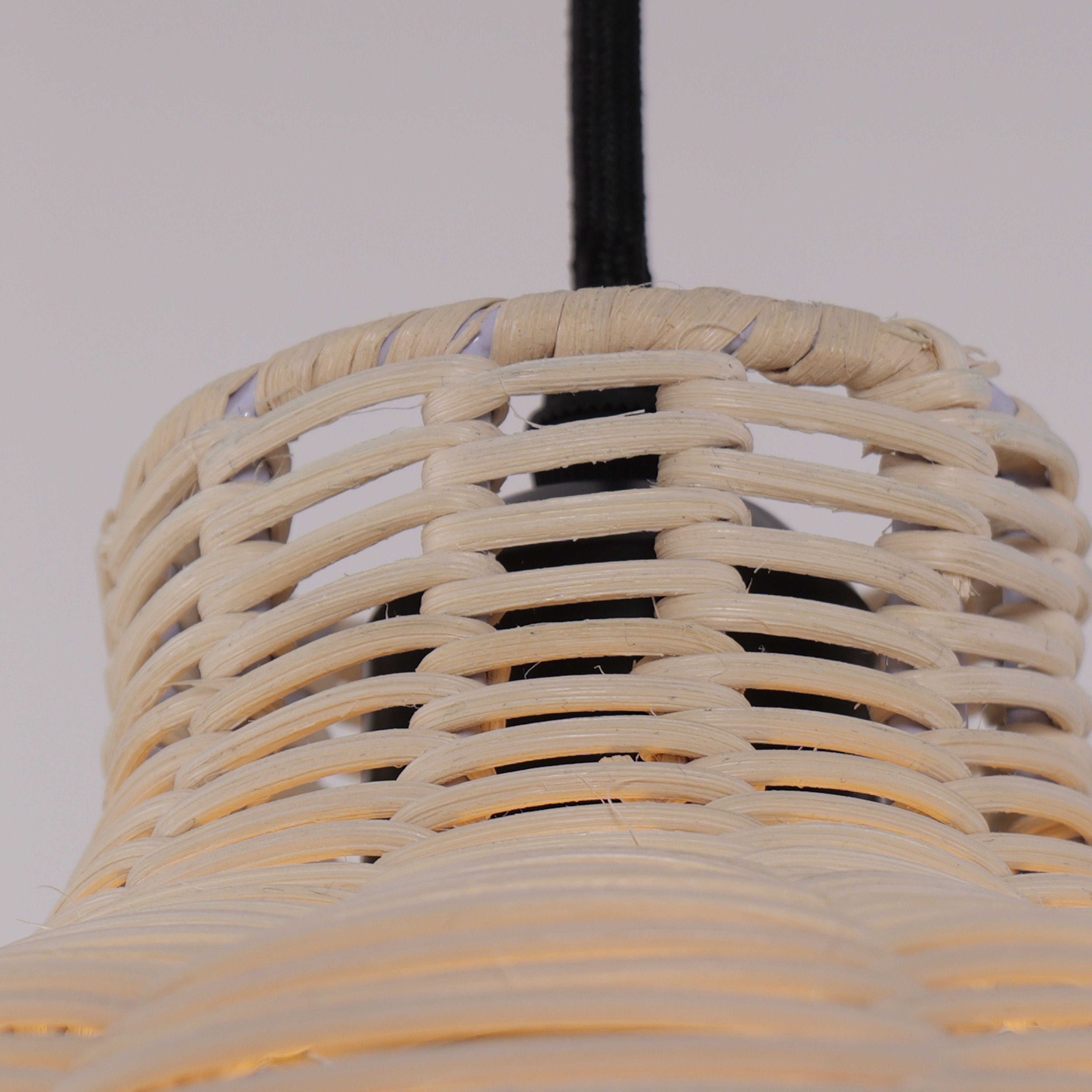Lightsin Natural Rattan Woven Pendant Light for Warm Ambient Lighting Lightsin UK 