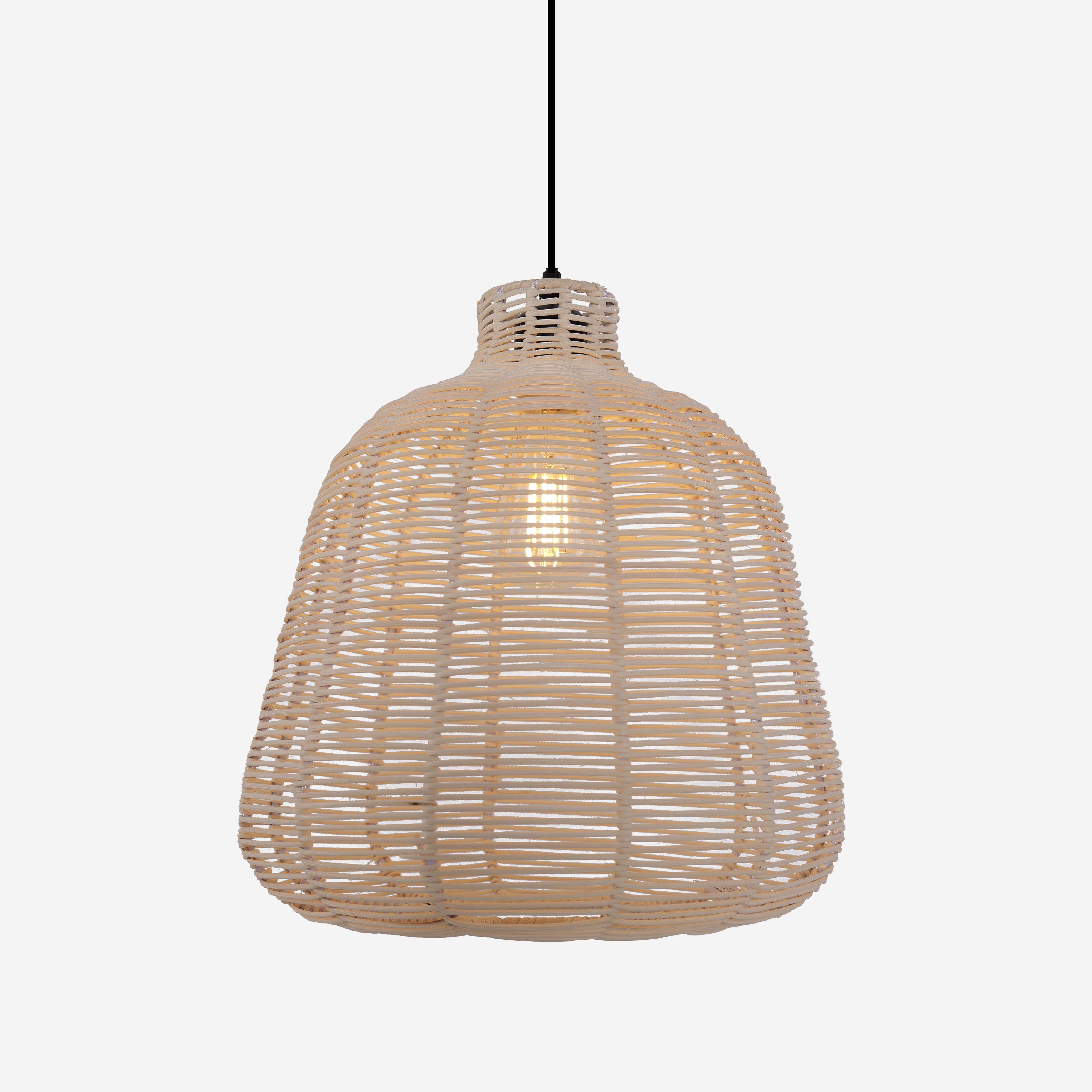 Lightsin Natural Rattan Woven Pendant Light for Warm Ambient Lighting Lightsin UK 