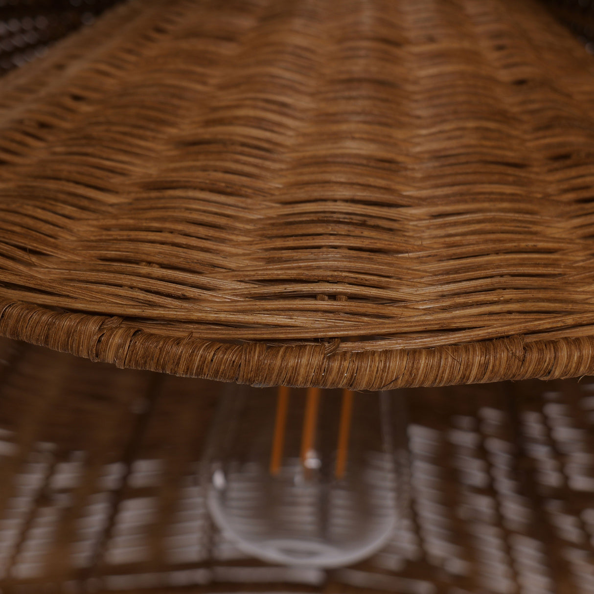 Lightsin Organic Woven Rattan and Iron Pendant Light for Cozy Spaces Lightsin UK 