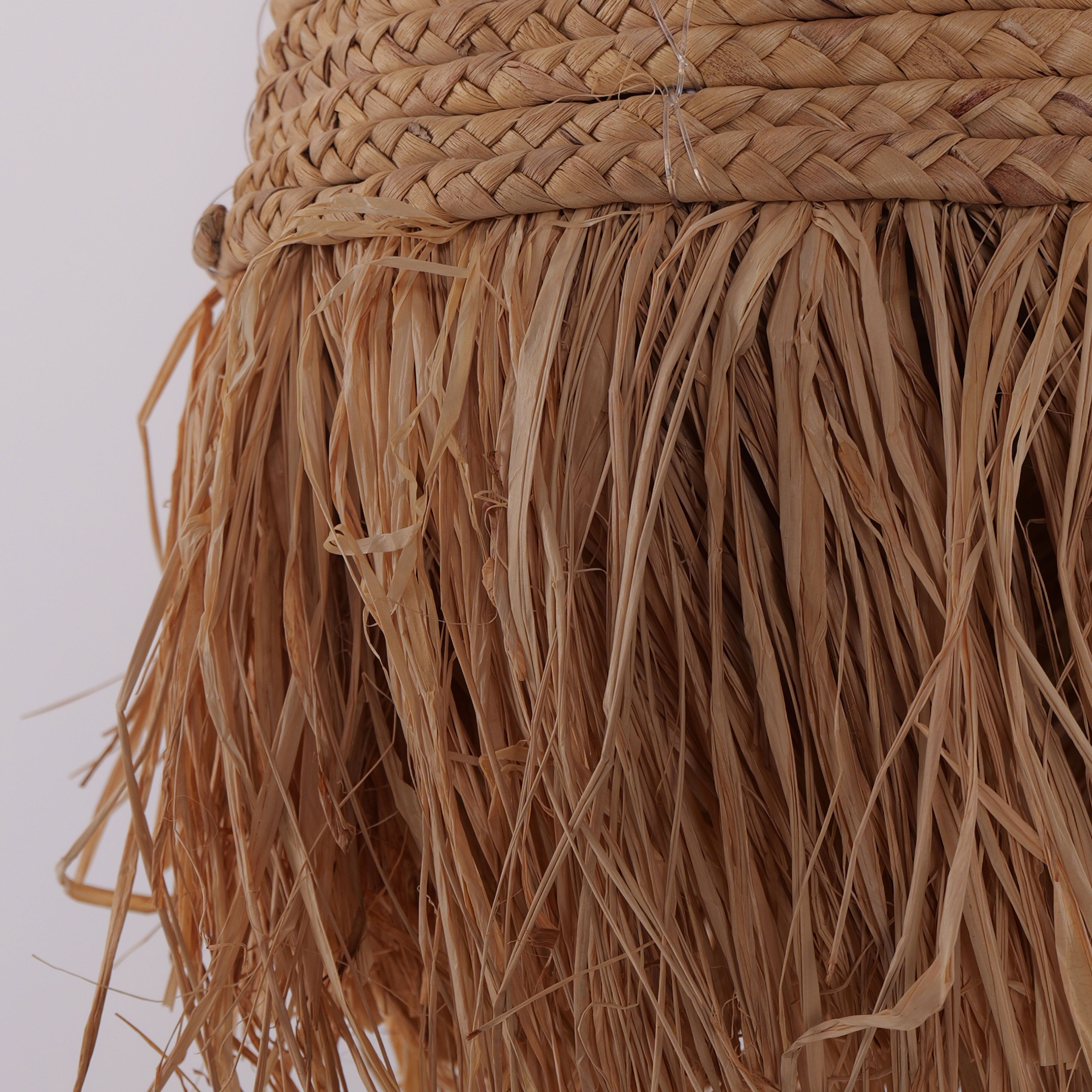 Lightsin Zen Wabi-Sabi Woven Pendant Light with Natural Grass Texture Lightsin UK 