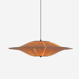 Lightsin Serene Wood Veneer LED Pendant Light with Tranquil Disc Design Lightsin UK 