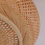 Lightsin Handcrafted Zen Bamboo Weave LED Ceiling Light Lightsin UK 