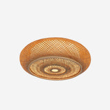 Lightsin Handcrafted Zen Bamboo Weave LED Ceiling Light Lightsin UK 