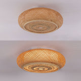 Lightsin Handcrafted Zen Bamboo Weave LED Ceiling Light Lightsin UK 