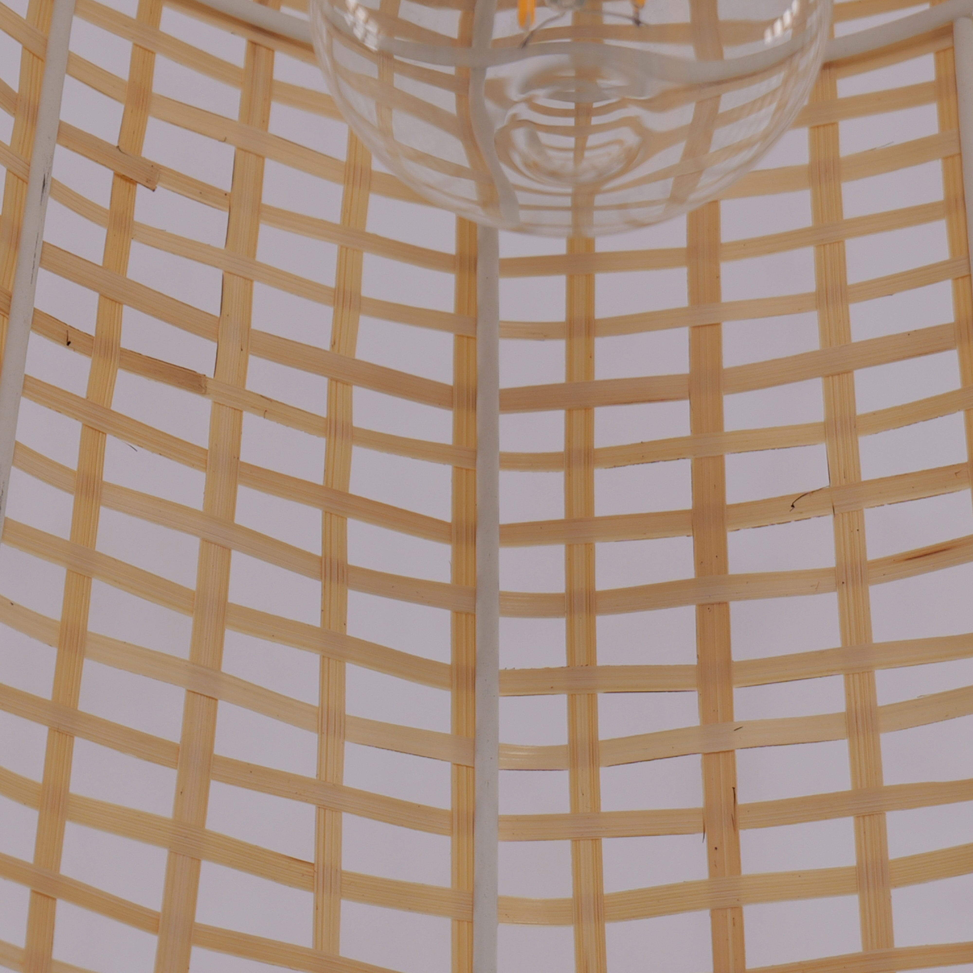 Lightsin Eco-Friendly Natural Woven Bamboo Pendant Light for Cozy Ambiance Lightsin UK 