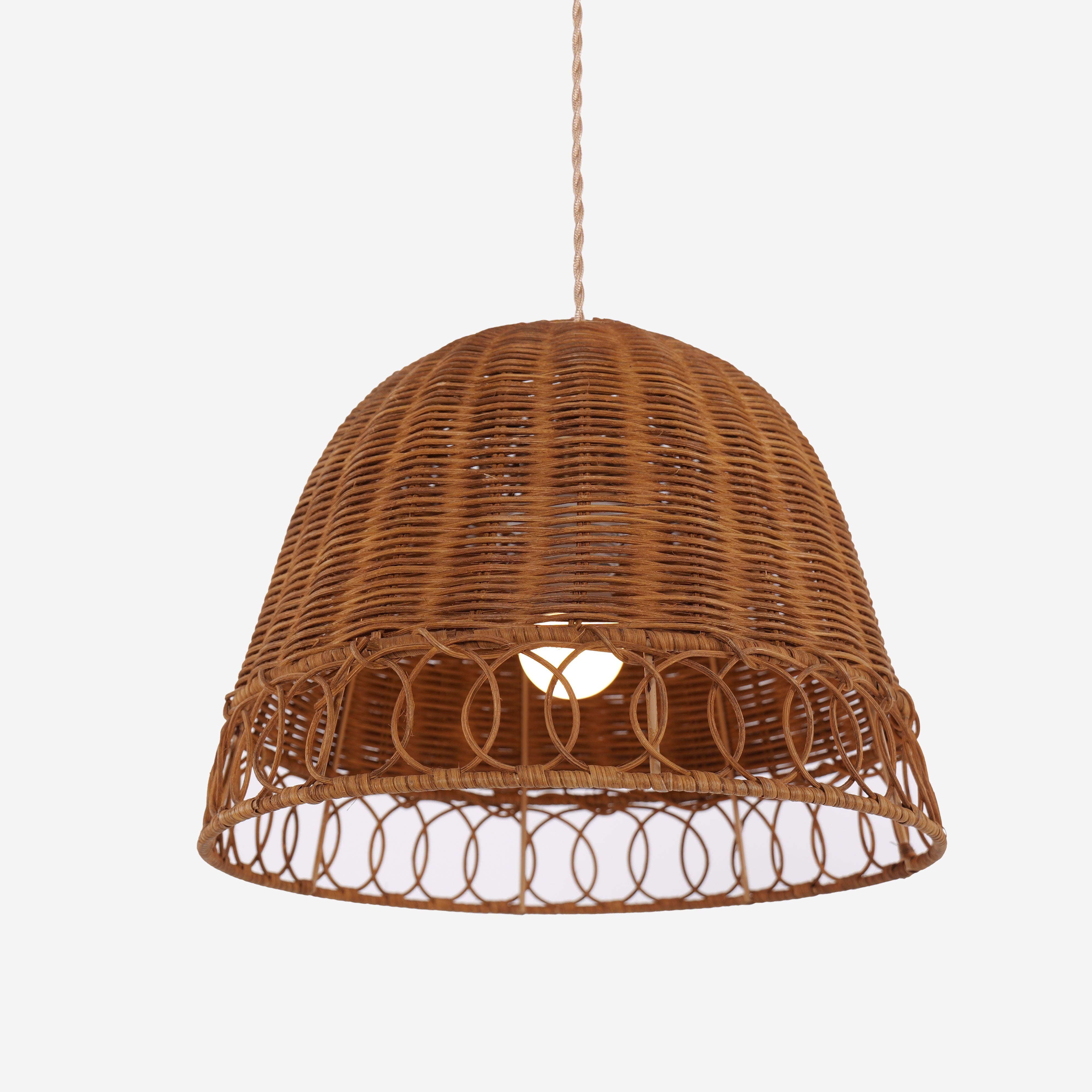 Lightsin Handwoven Rattan Pendant Light for Cozy Living Spaces Lightsin UK 