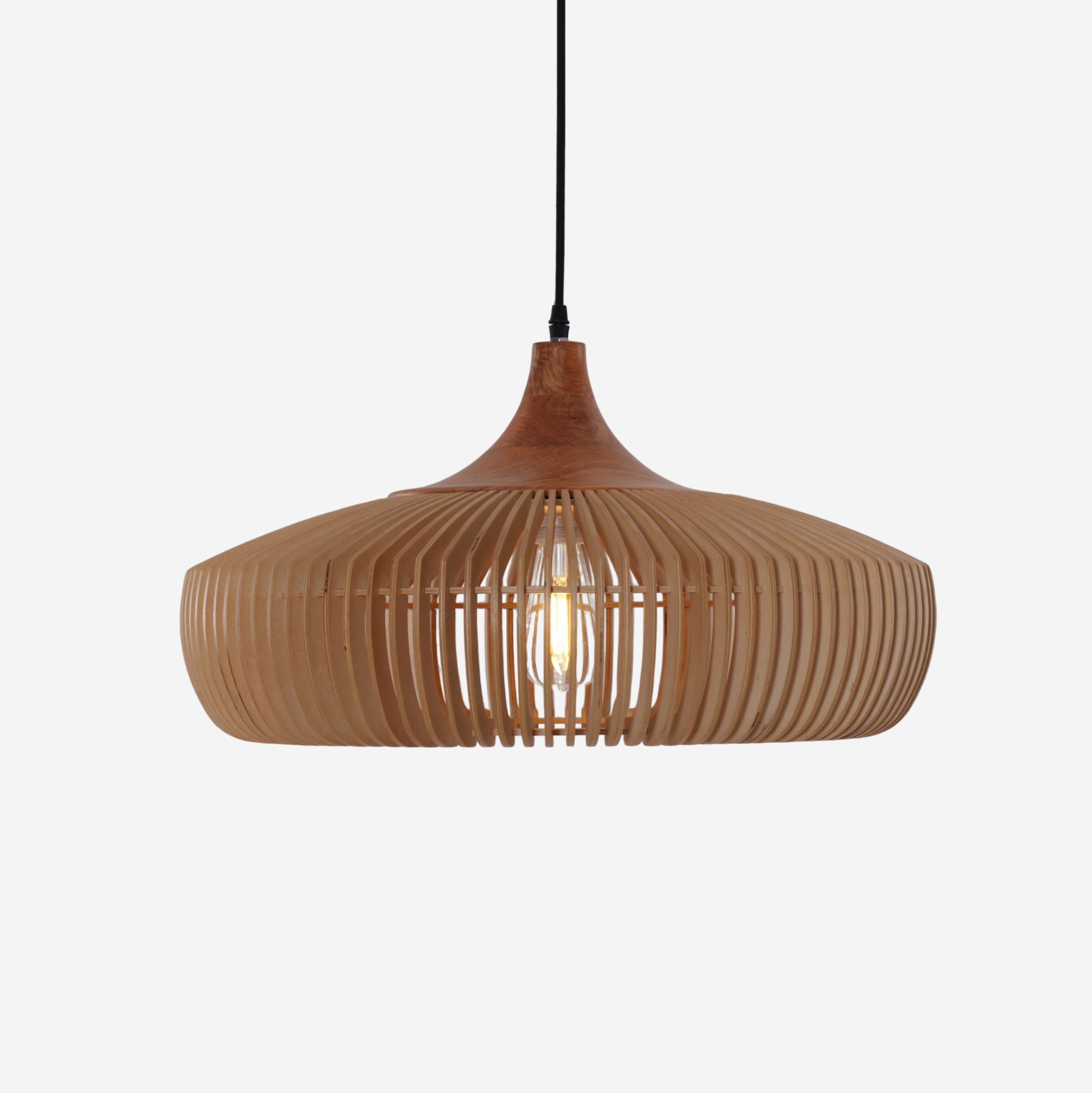 Lightsin Handcrafted Wooden Kitchen Pendant Light Fixtures Lightsin UK 