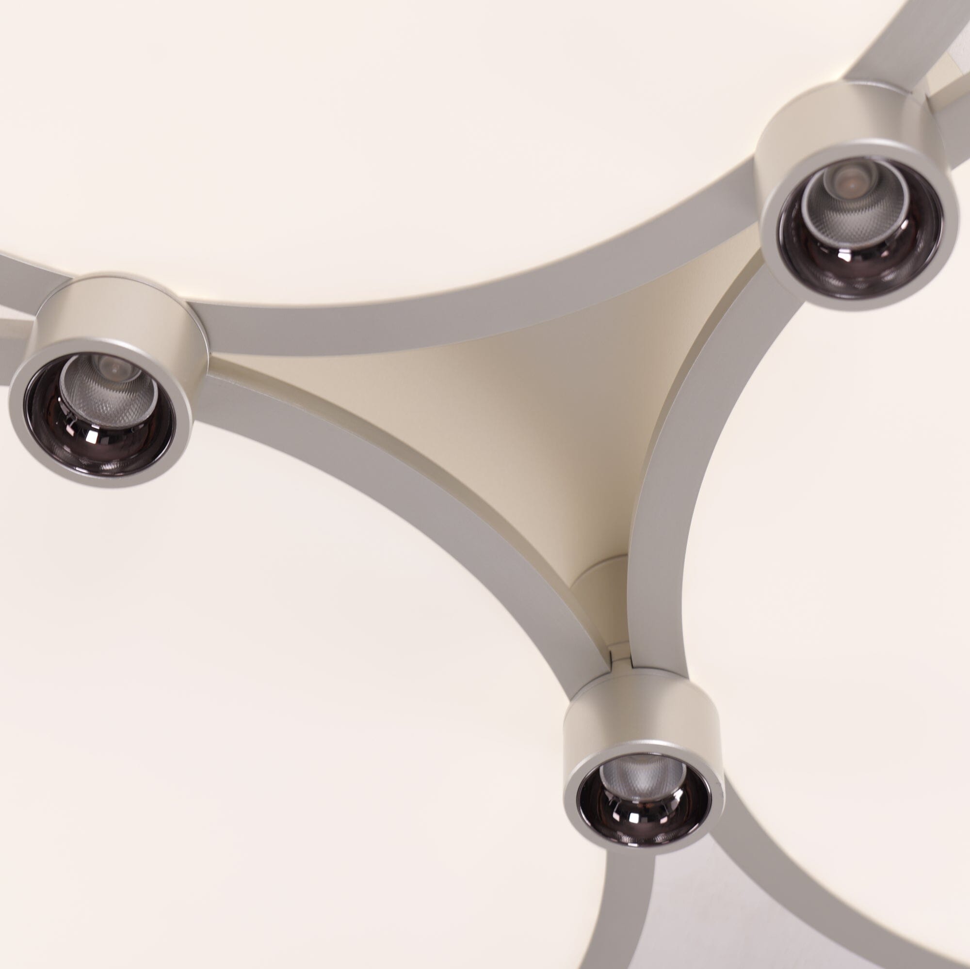 Lightsin Modern Three-Disk Silver/Gold Full Spectrum Ceiling Light Lightsin UK 