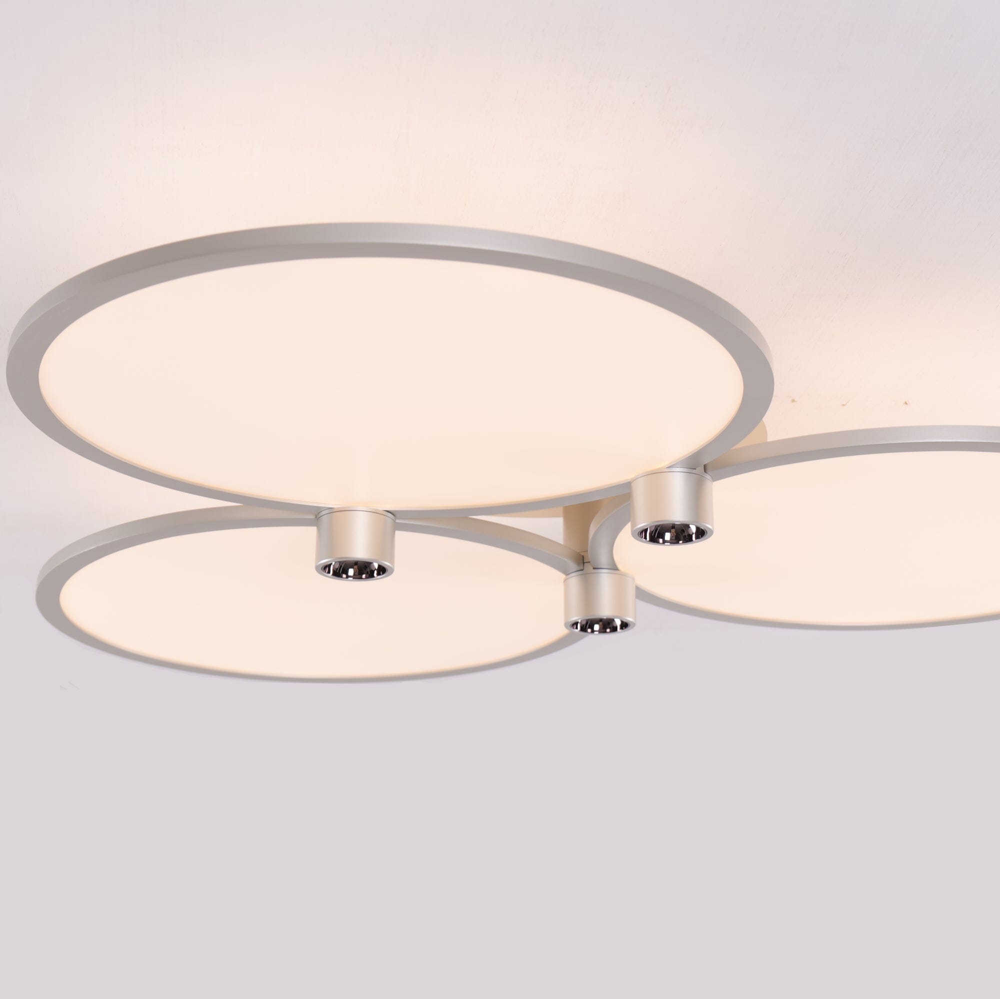 Lightsin Modern Three-Disk Silver/Gold Full Spectrum Ceiling Light Lightsin UK 
