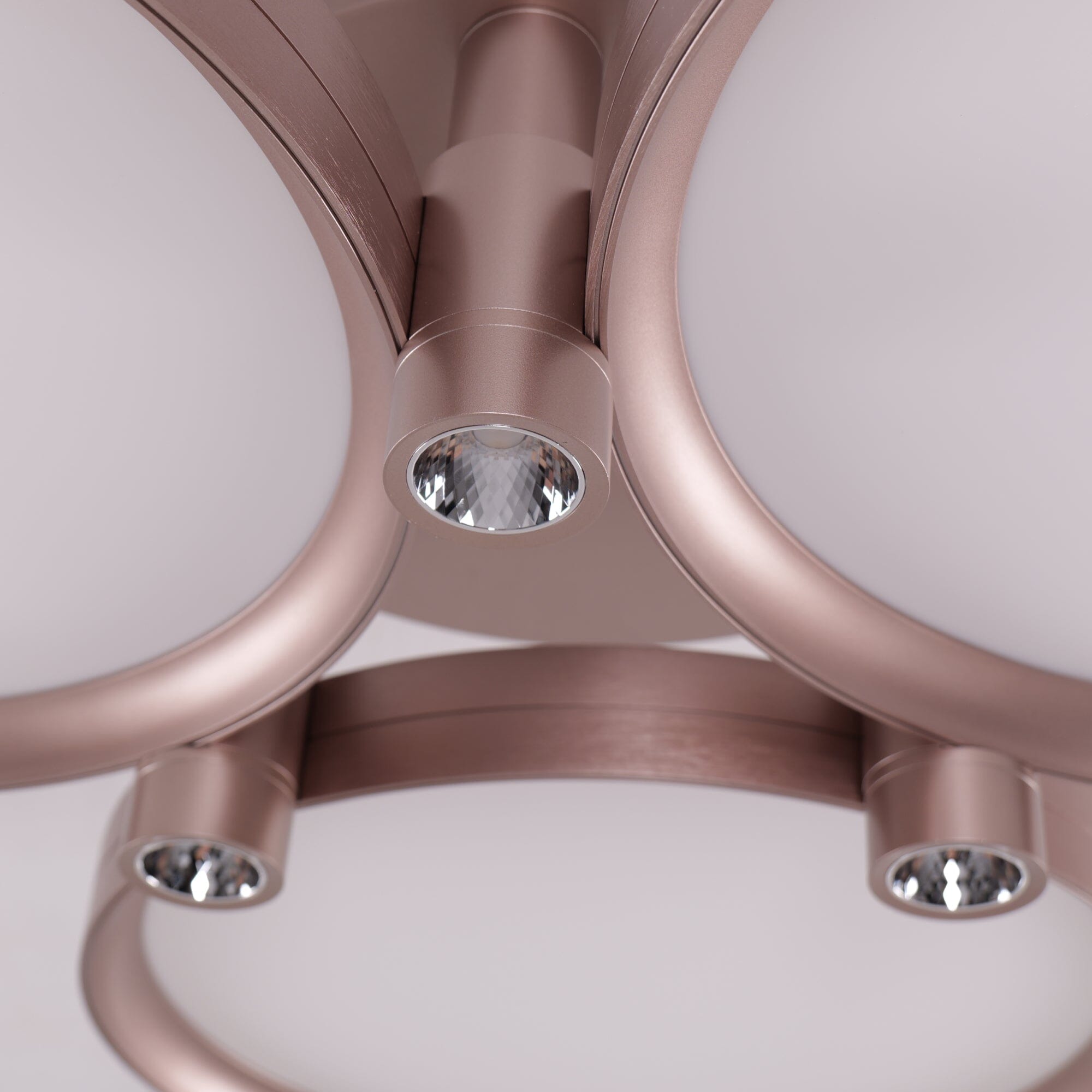 Lightsin Modern Three-Disk Silver/Gold Full Spectrum Ceiling Light Lightsin UK 