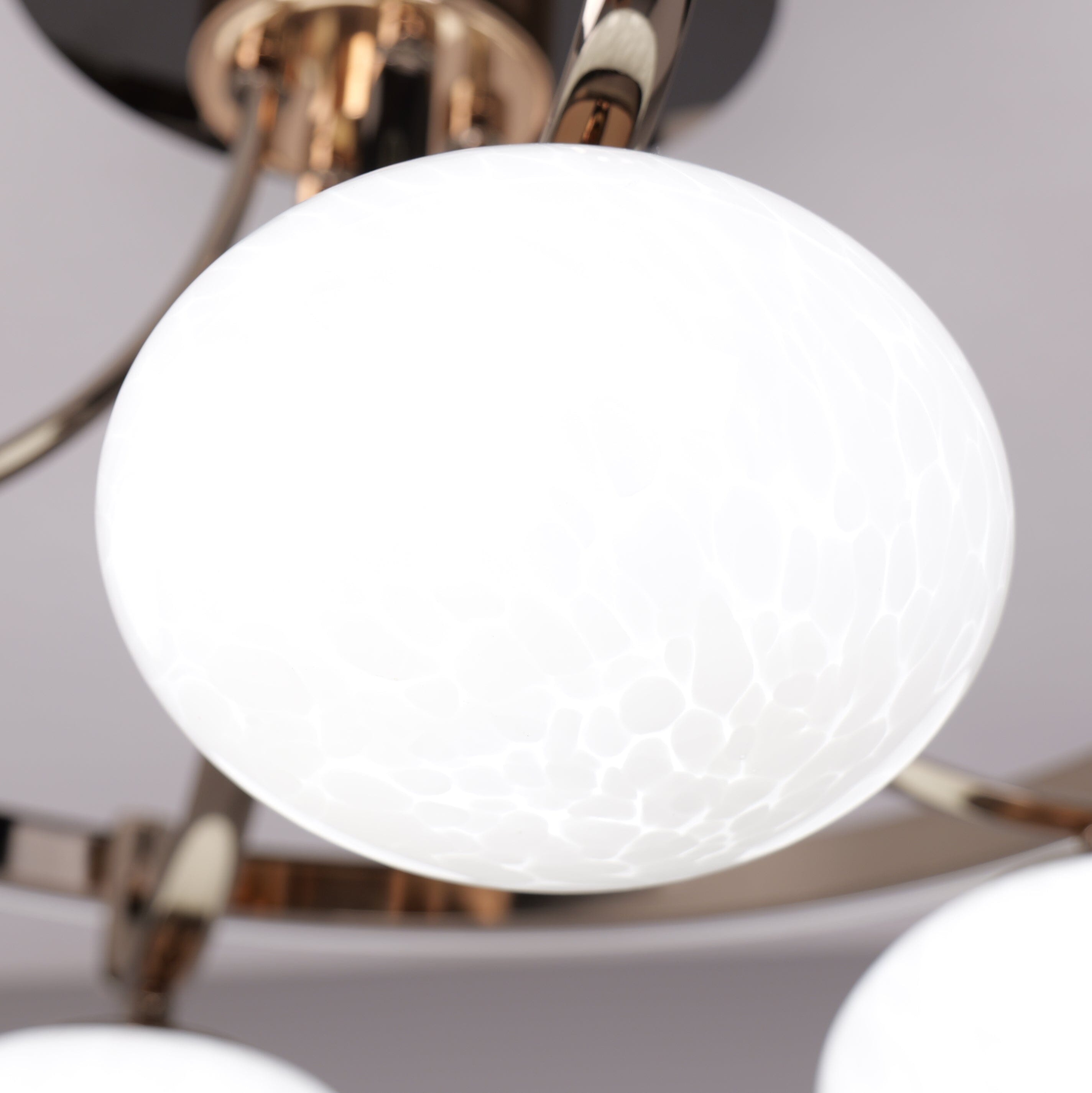 Lightsin Elegant Circular Ceiling Light with Four Orbs Lightsin UK 