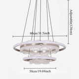 Lightsin Modern Ceiling Pendant Light with Aluminum and Acrylic Design Lightsin UK 
