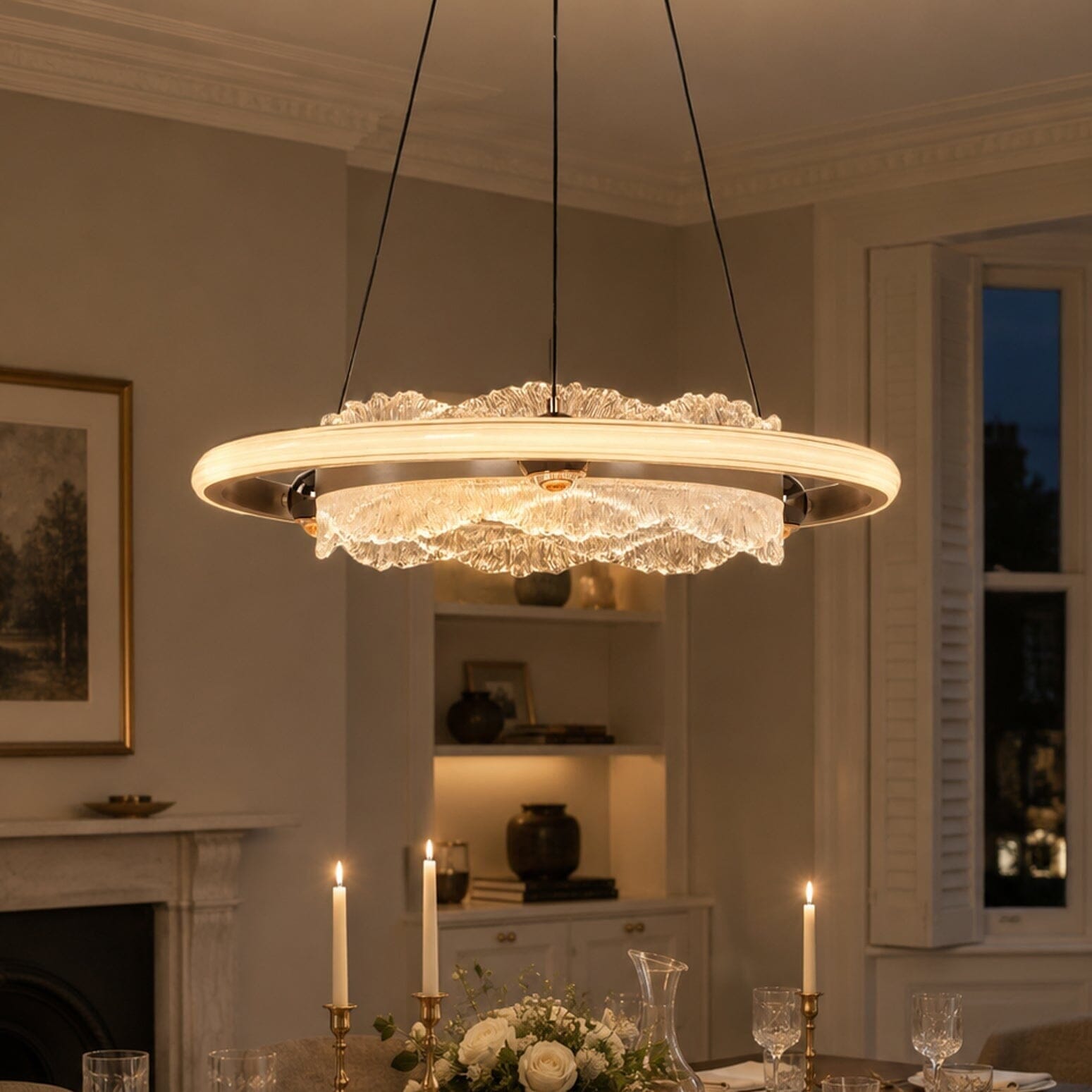 Lightsin Modern Ceiling Pendant Light with Aluminum and Acrylic Design Lightsin UK 