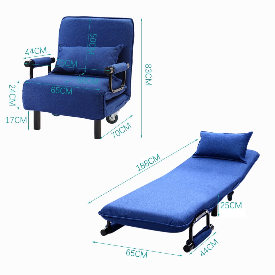 Foldable Sofa Bed and Leisure Recliner Armchair Sofa Beds Living and Home 
