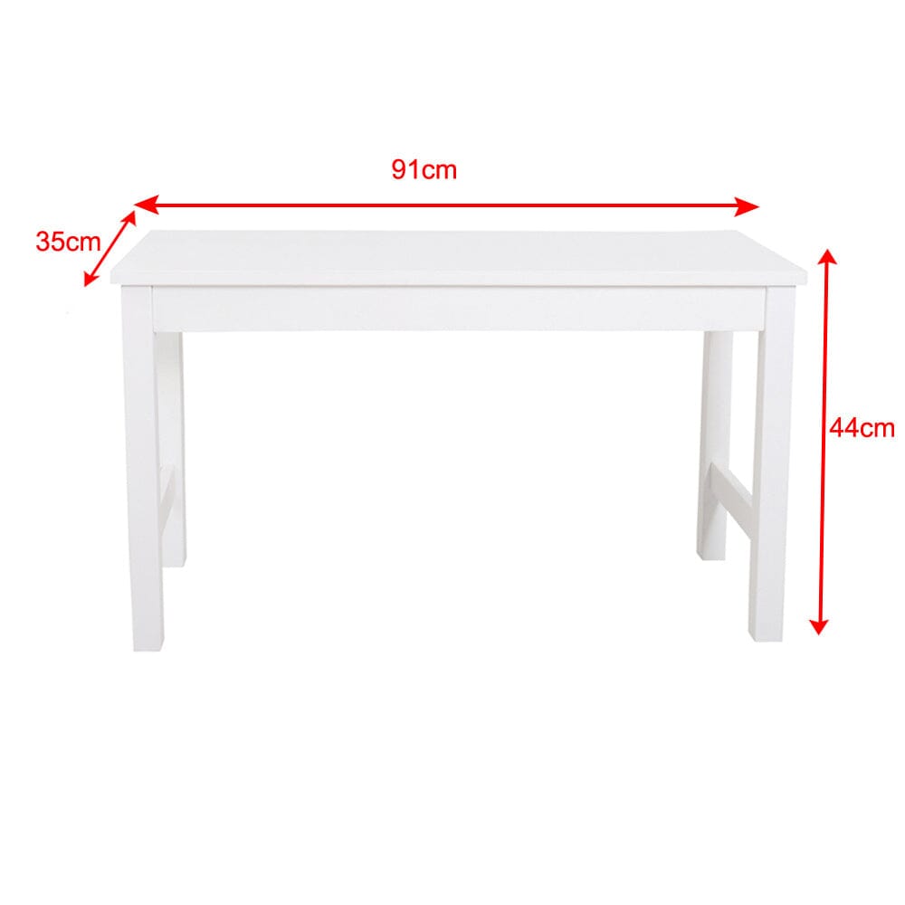 Pine Bench All White Living and Home 