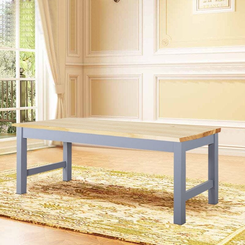 Natural Solid Pine Wood Bench Living and Home 